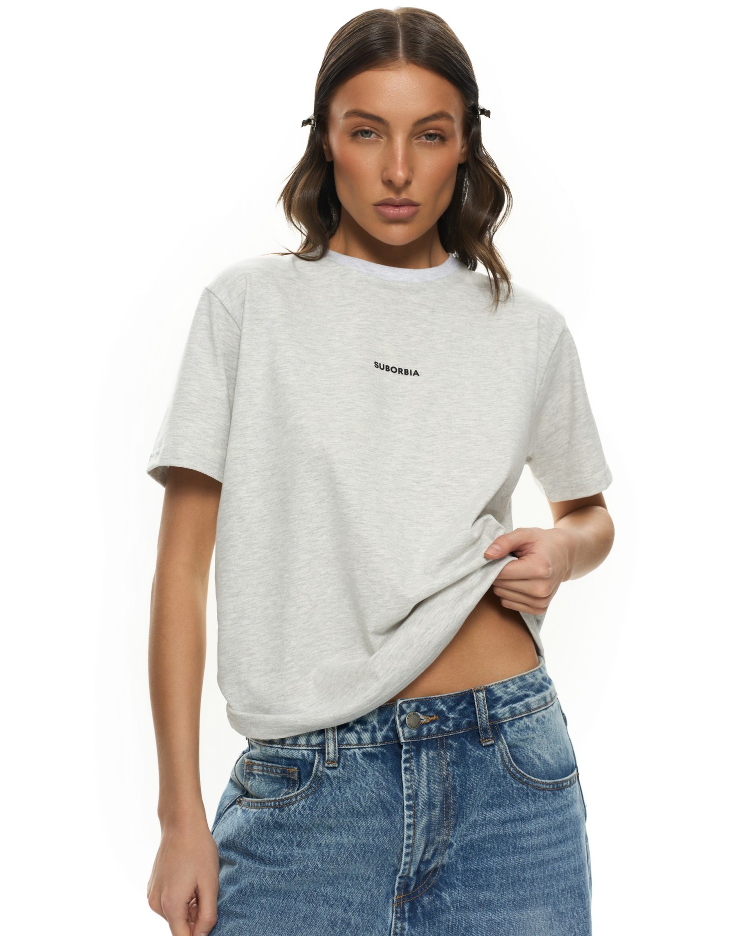 Футболка BASE Grey melange