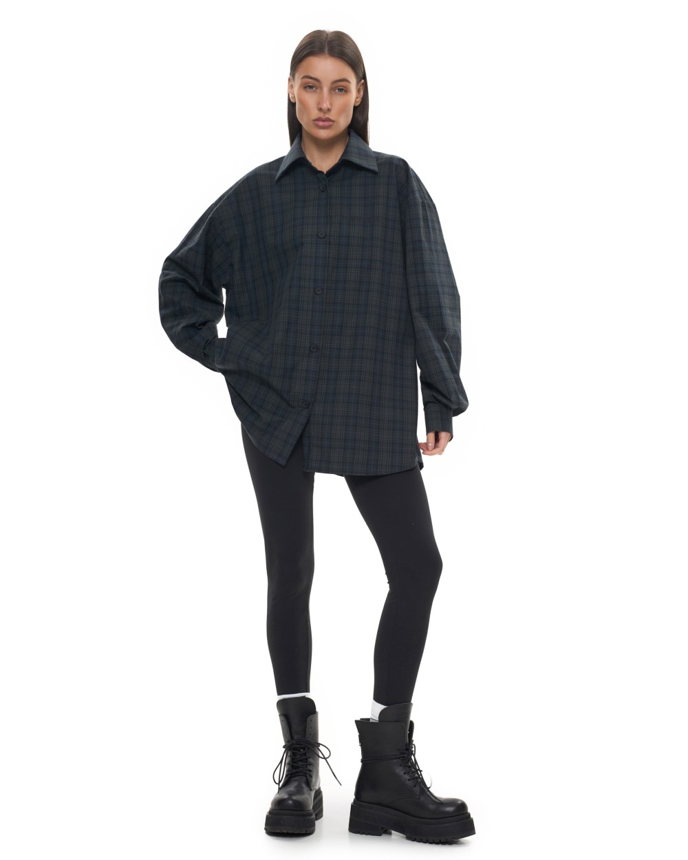 Рубашка WAVE Dark green