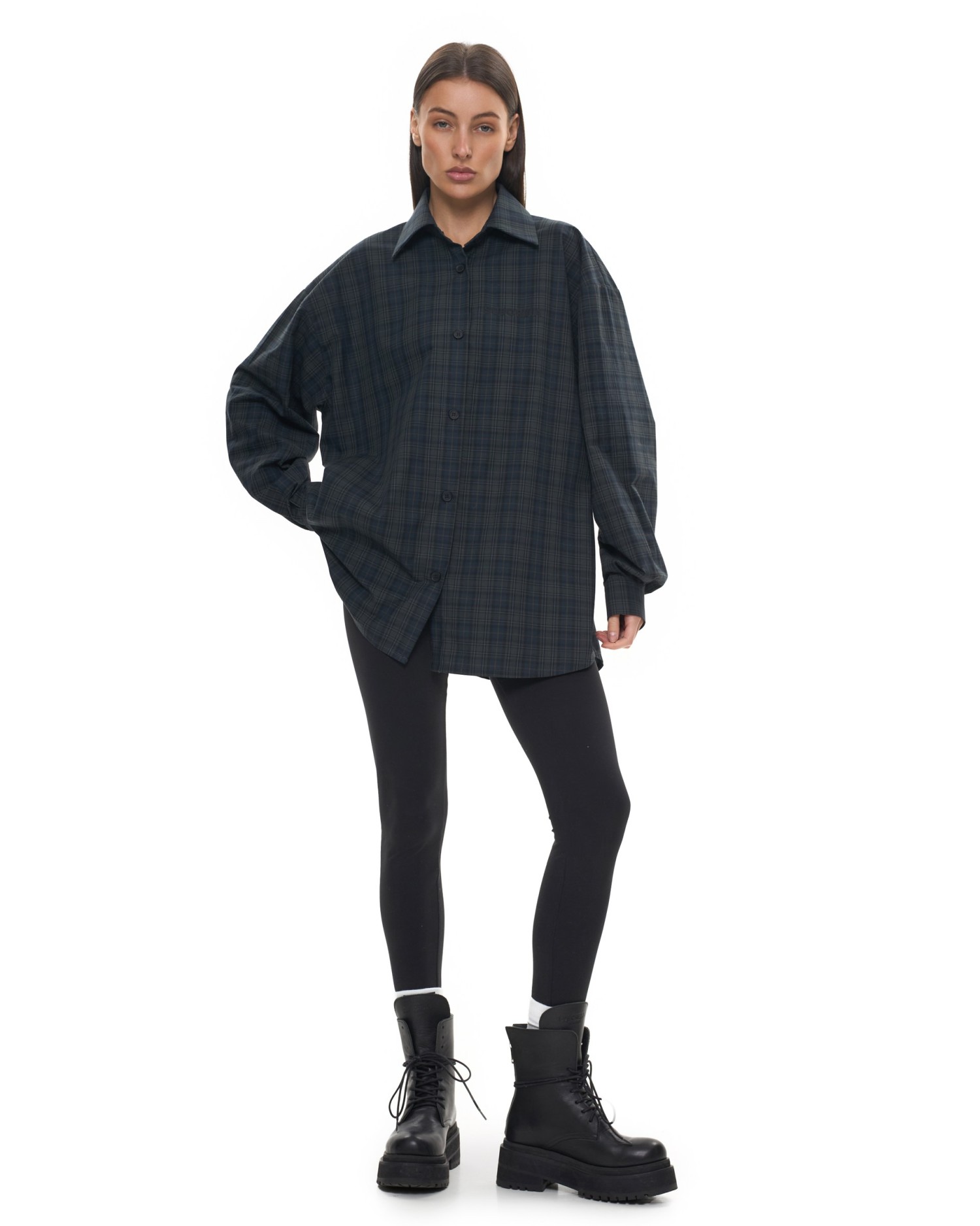 Рубашка WAVE Dark green