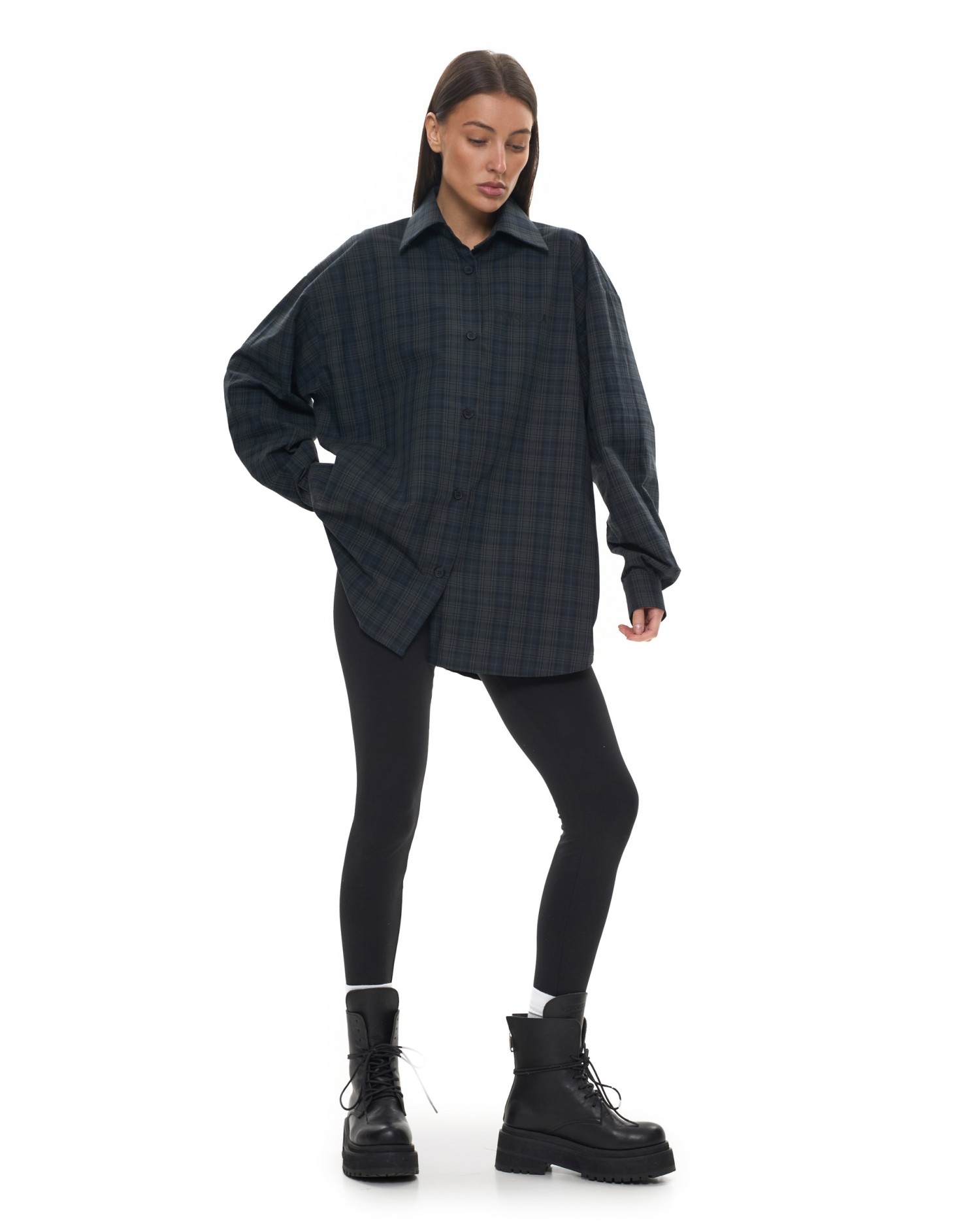 Рубашка WAVE Dark green