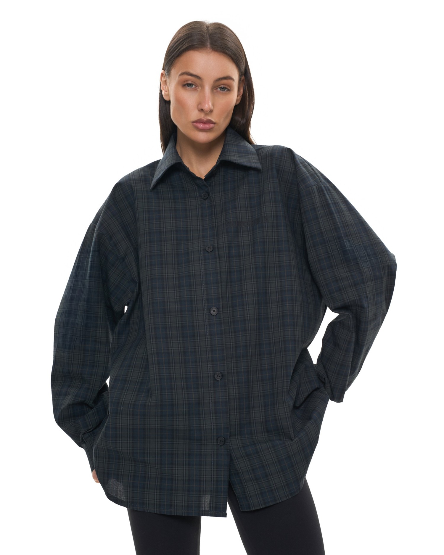 Рубашка WAVE Dark green