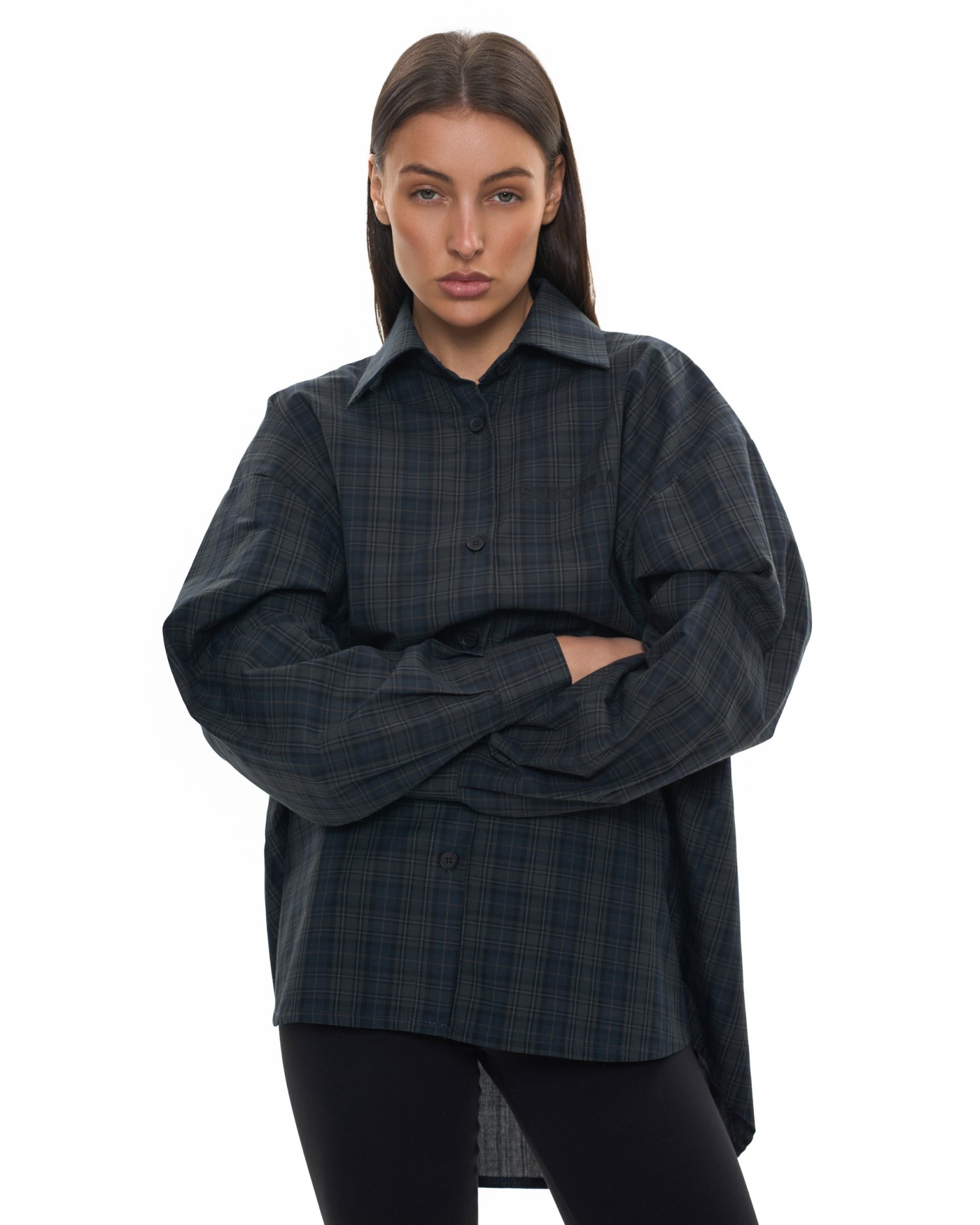 Рубашка WAVE Dark green