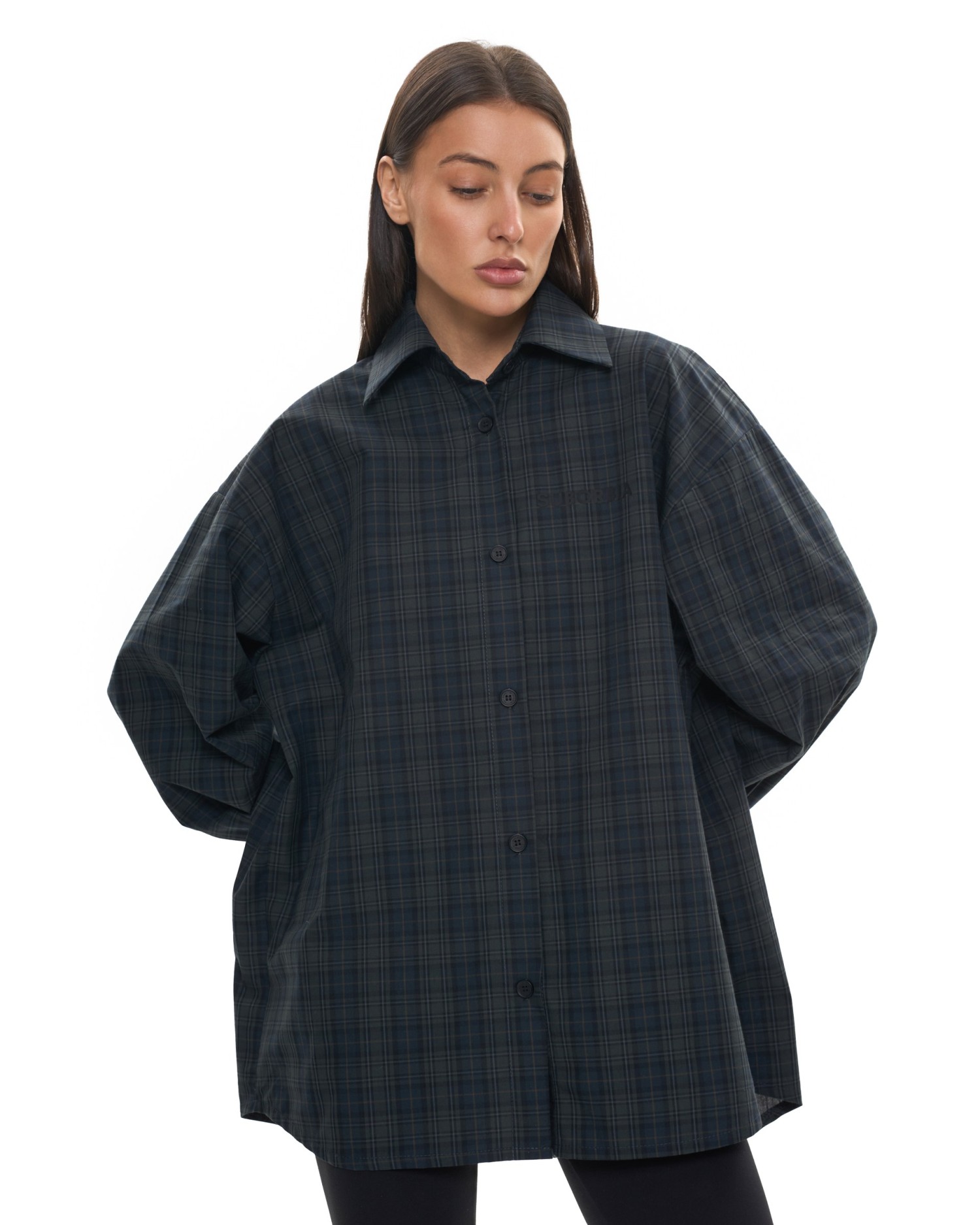 Рубашка WAVE Dark green