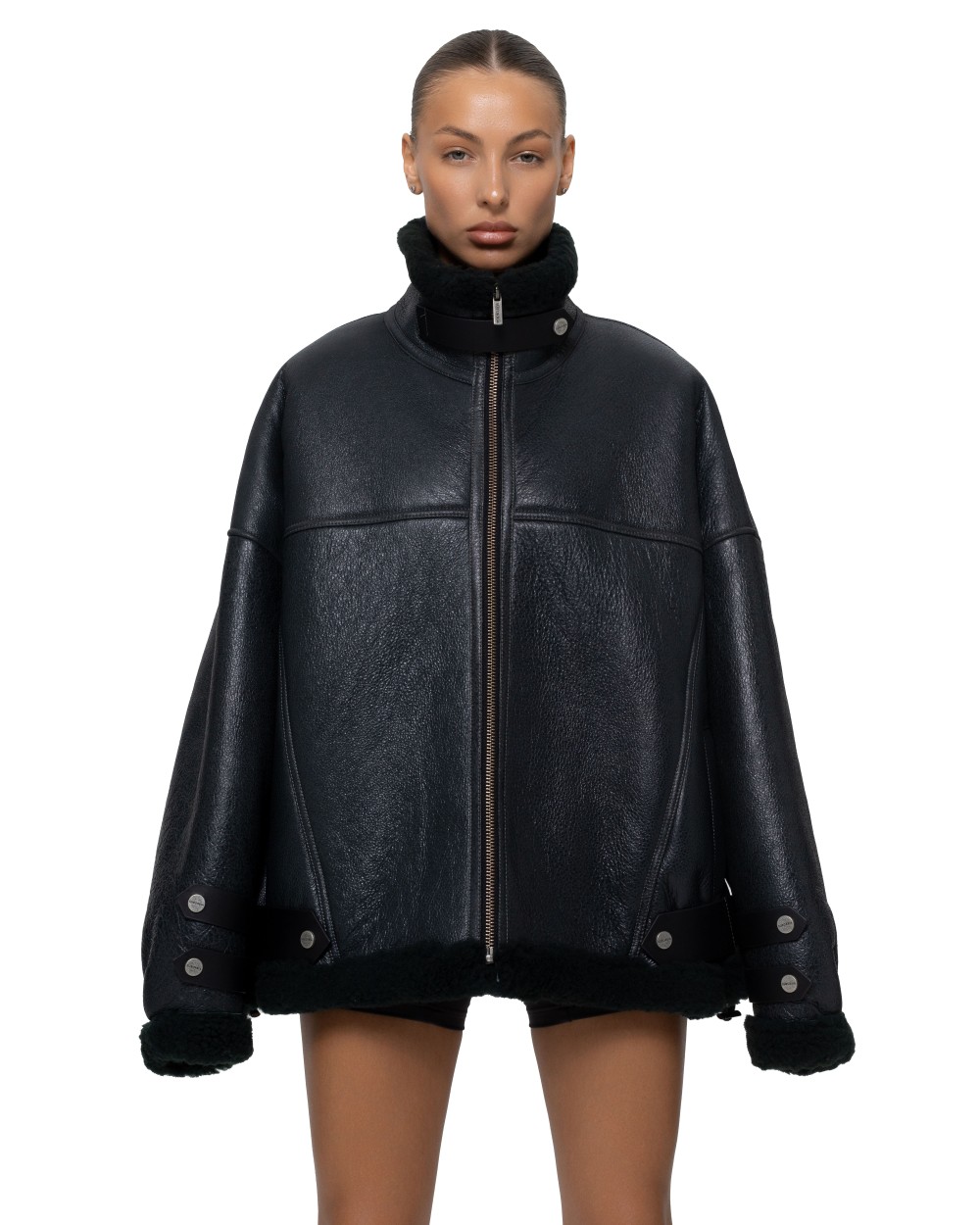 Дубленка WARM DB Dark green
