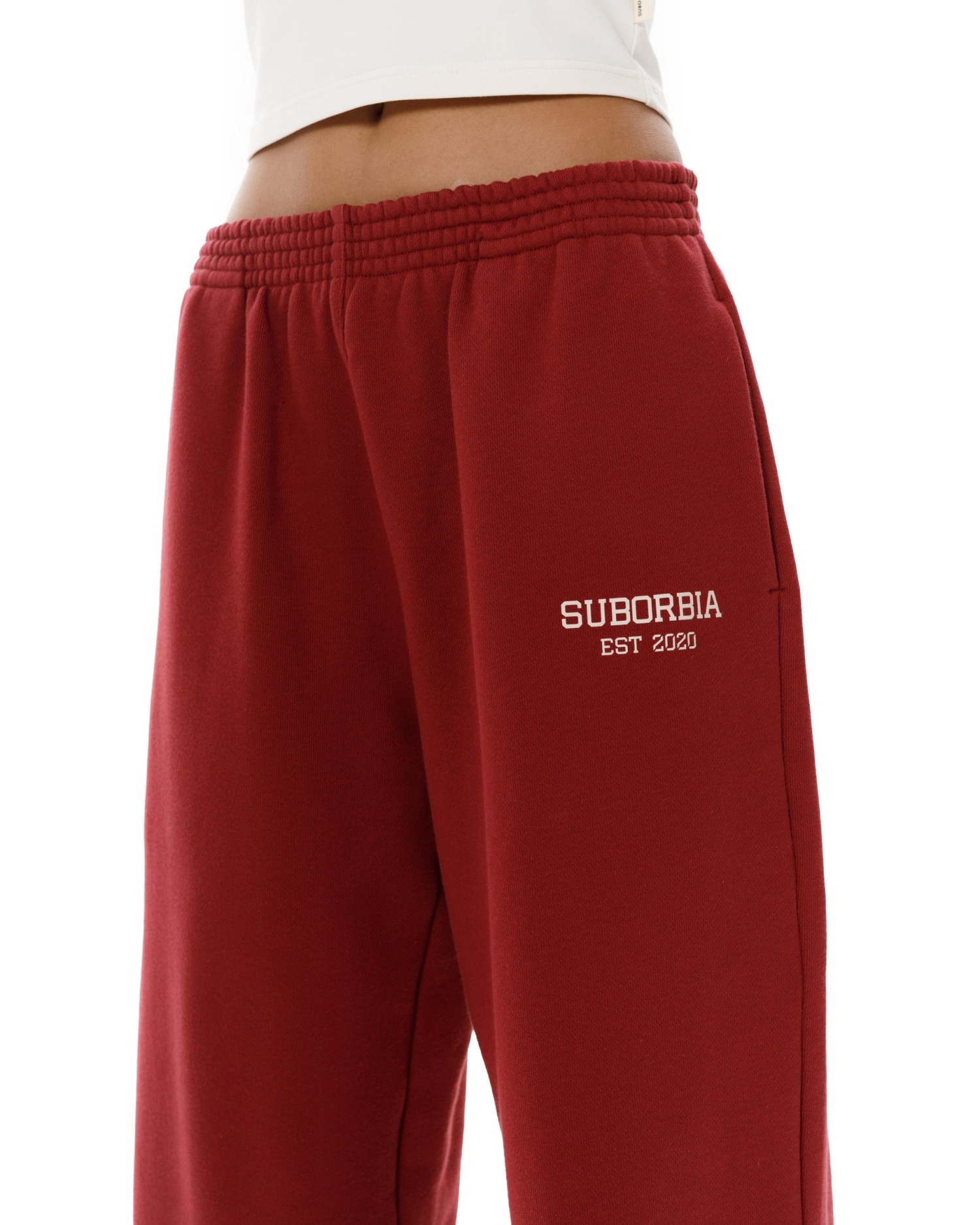Джоггеры College Burgundy