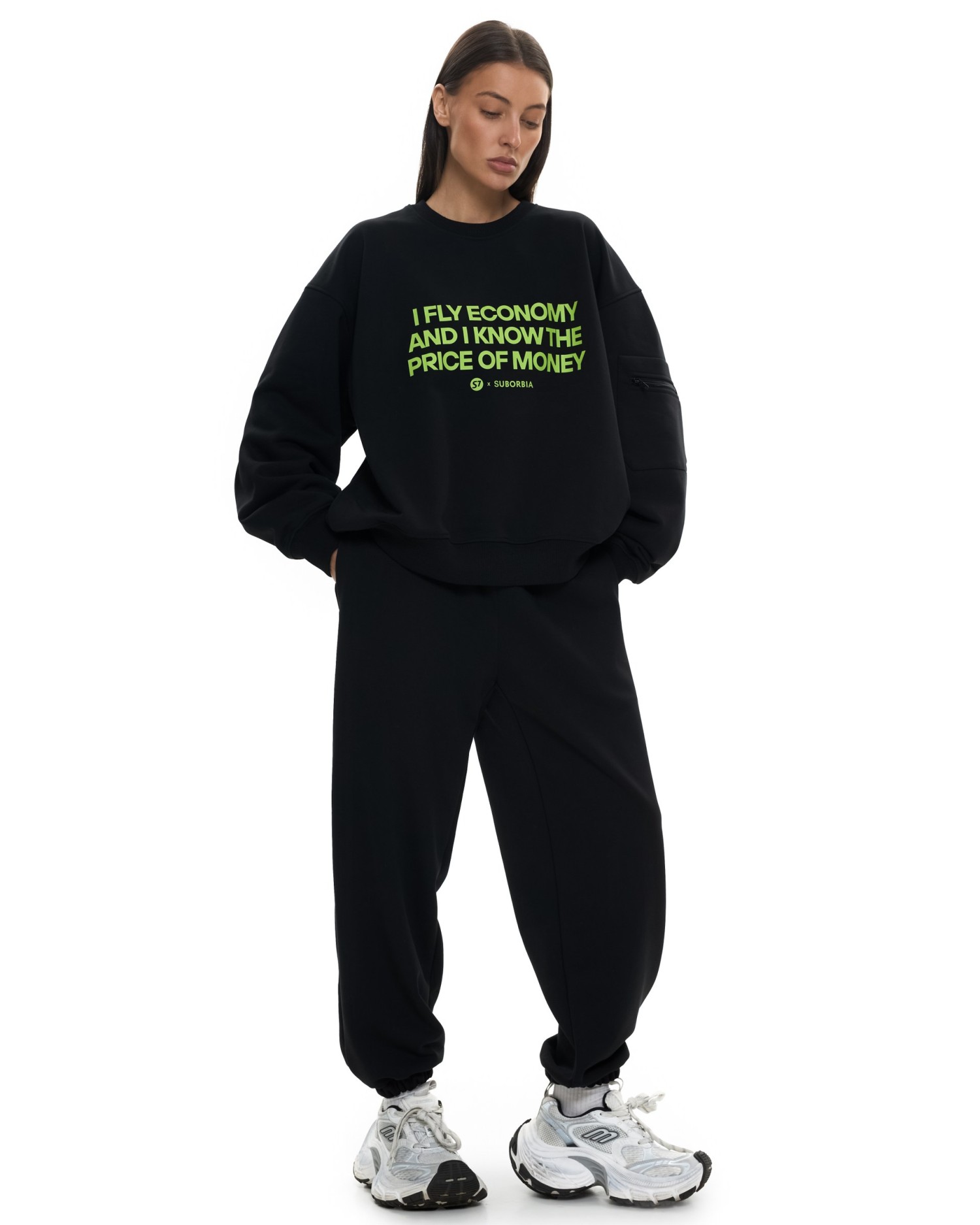 Свитшот Suborbia x S7 Black Economy class
