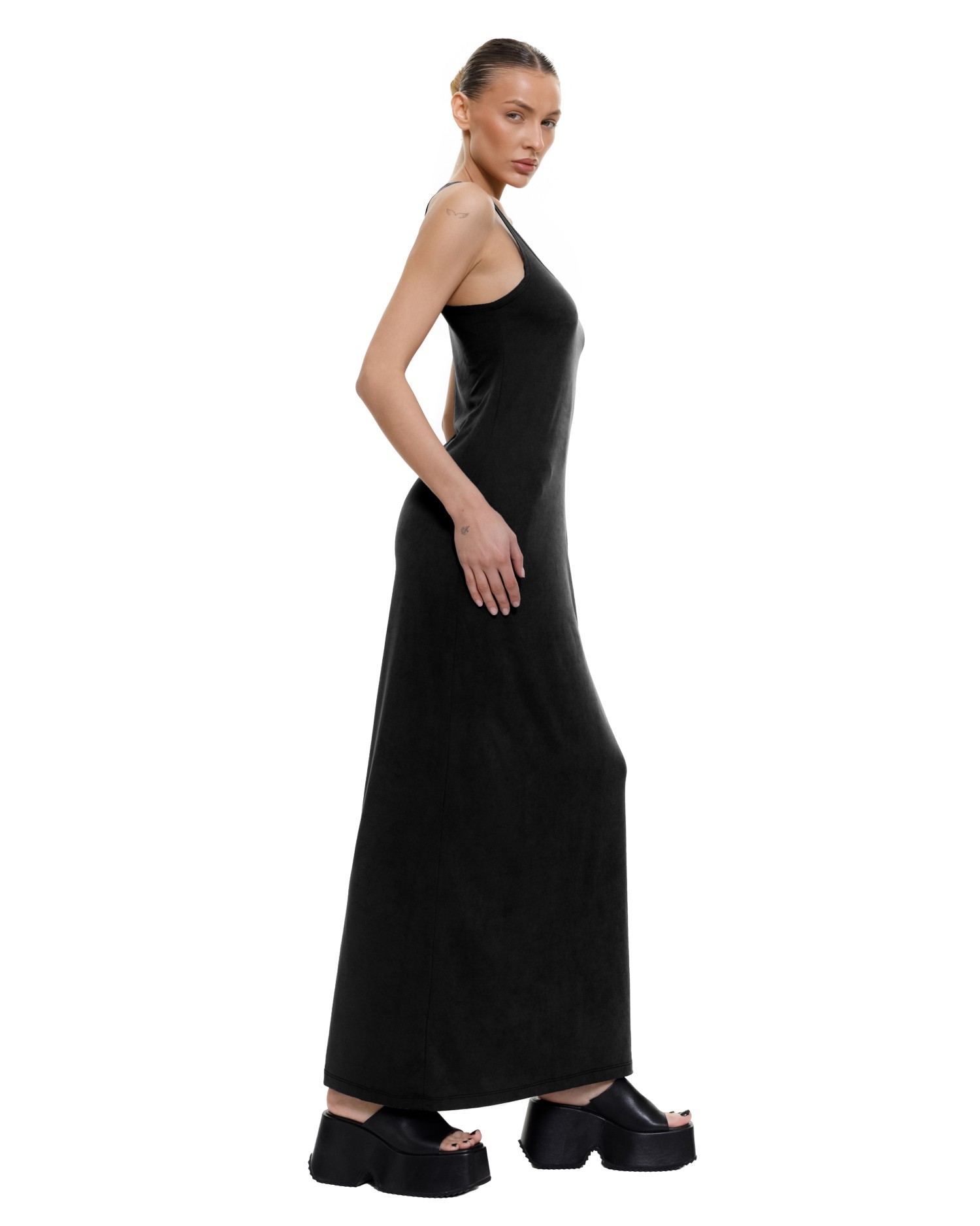 Платье BASE CLASSIC maxi Black