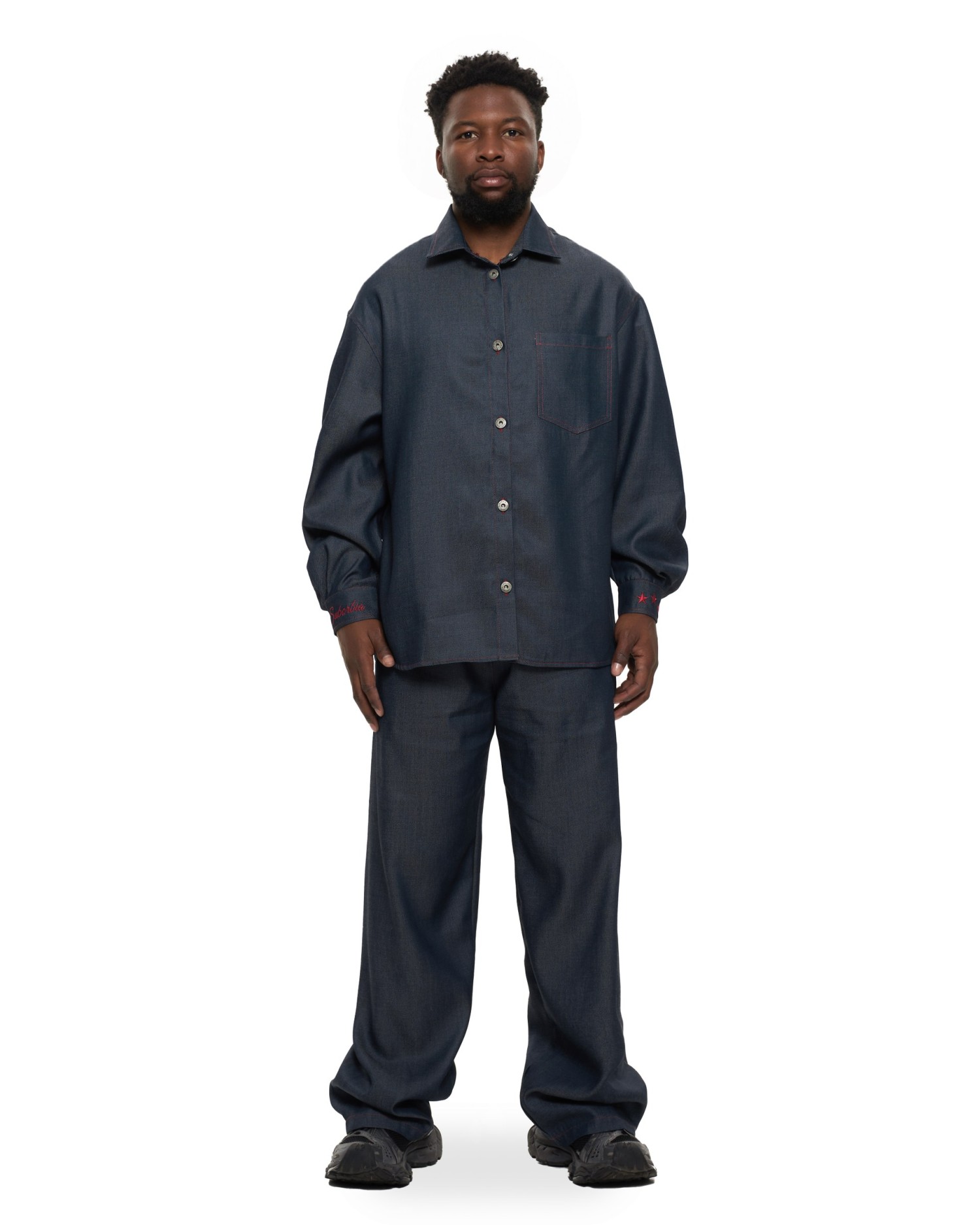 Рубашка DESIRE URBAN Denim MEN Dark blue