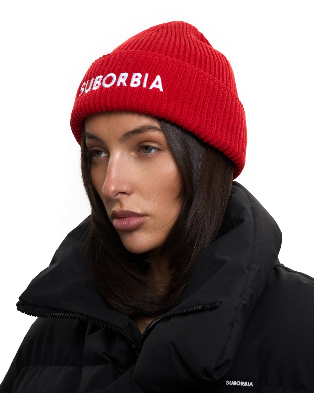 Шапка SUBORBIA Name Red