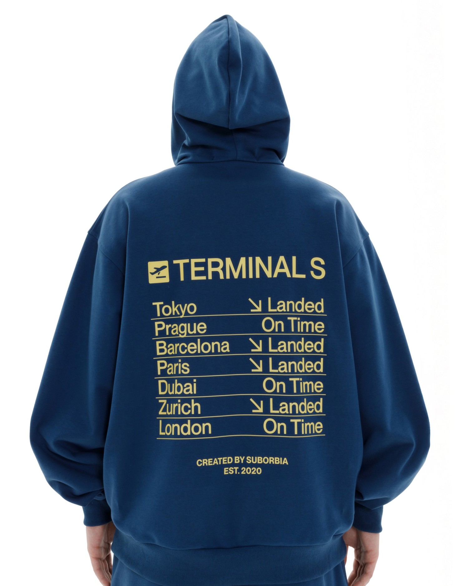 Худи ZIP TERMINAL S `25 MEN Blue