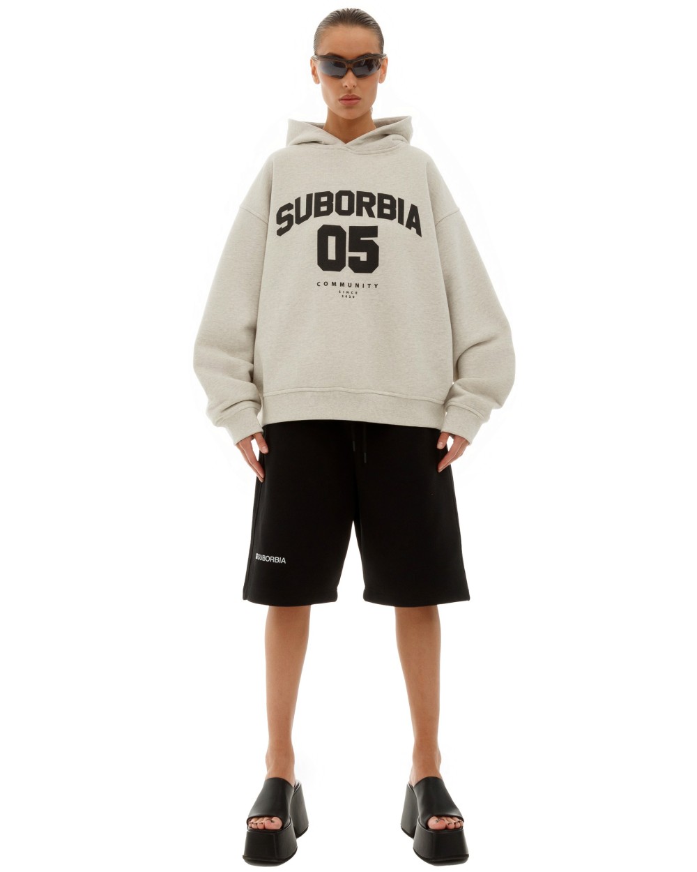 Худи 05 Grey melange
