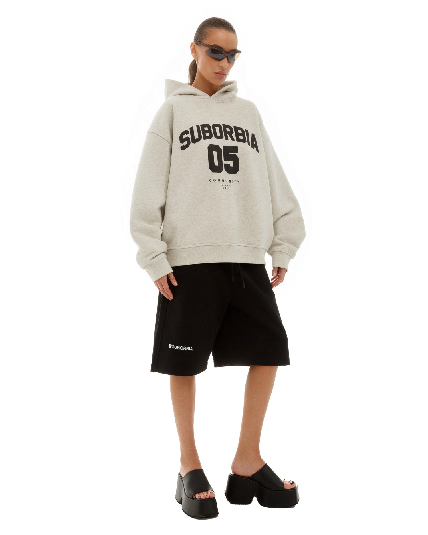Худи 05 Grey melange