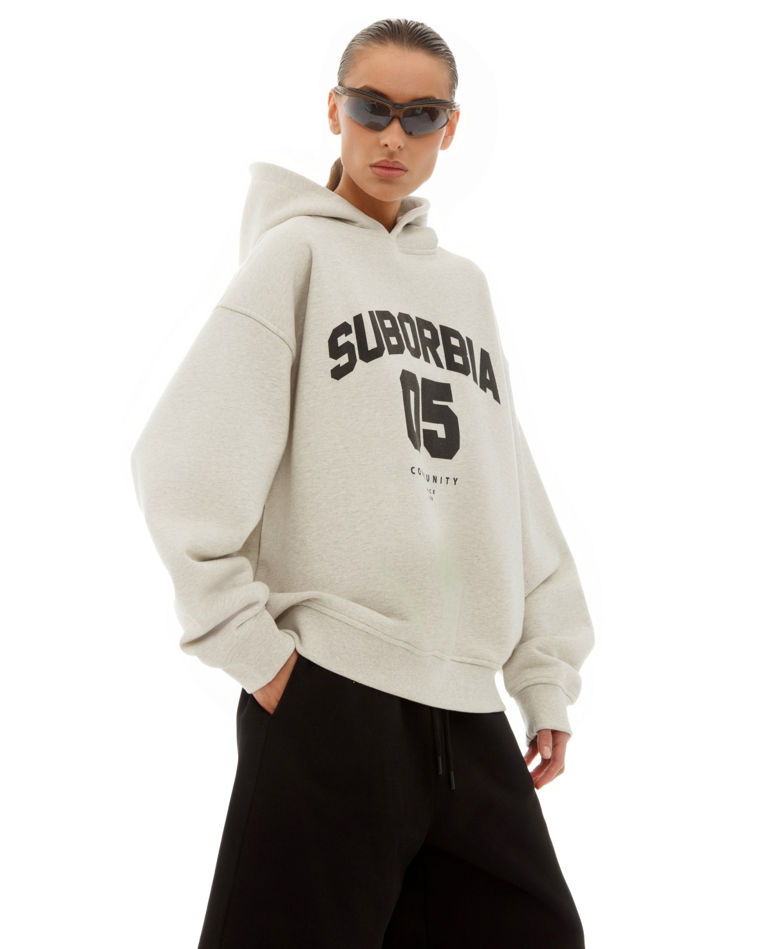 Худи 05 Grey melange