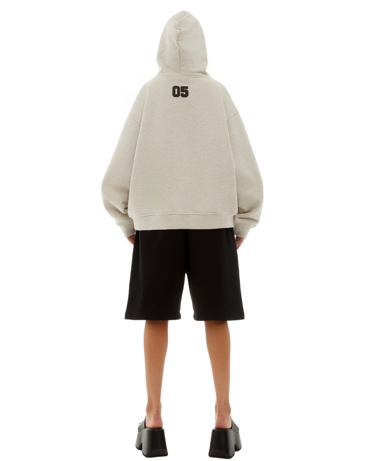 Худи 05 Grey melange