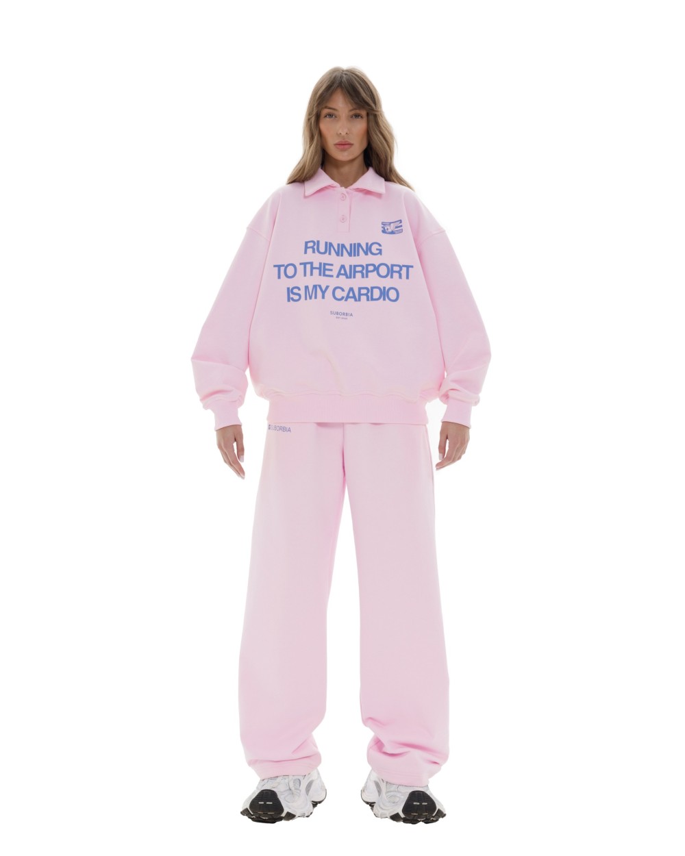 Свитшот-поло TERMINAL S `25 Pink
