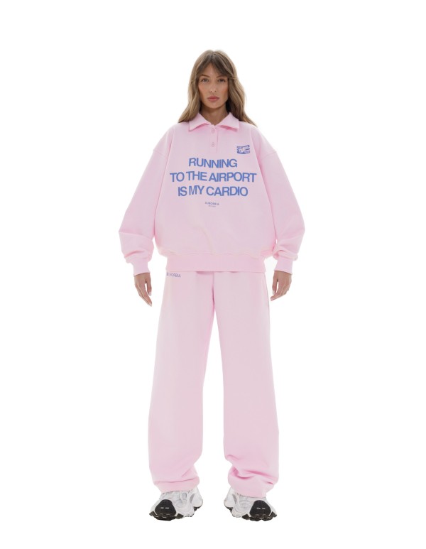 Свитшот-поло TERMINAL S `25 Pink