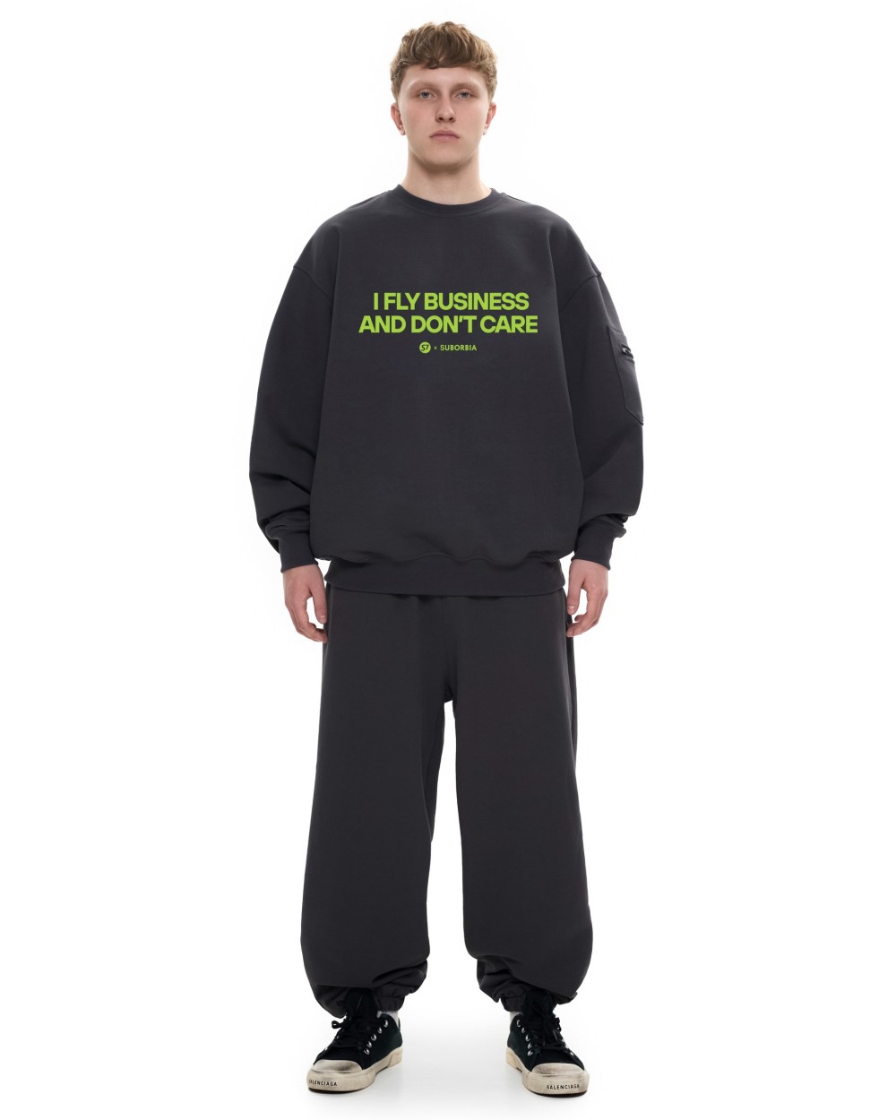 Костюм Suborbia x S7 со свитшотом MEN Graphite Business class