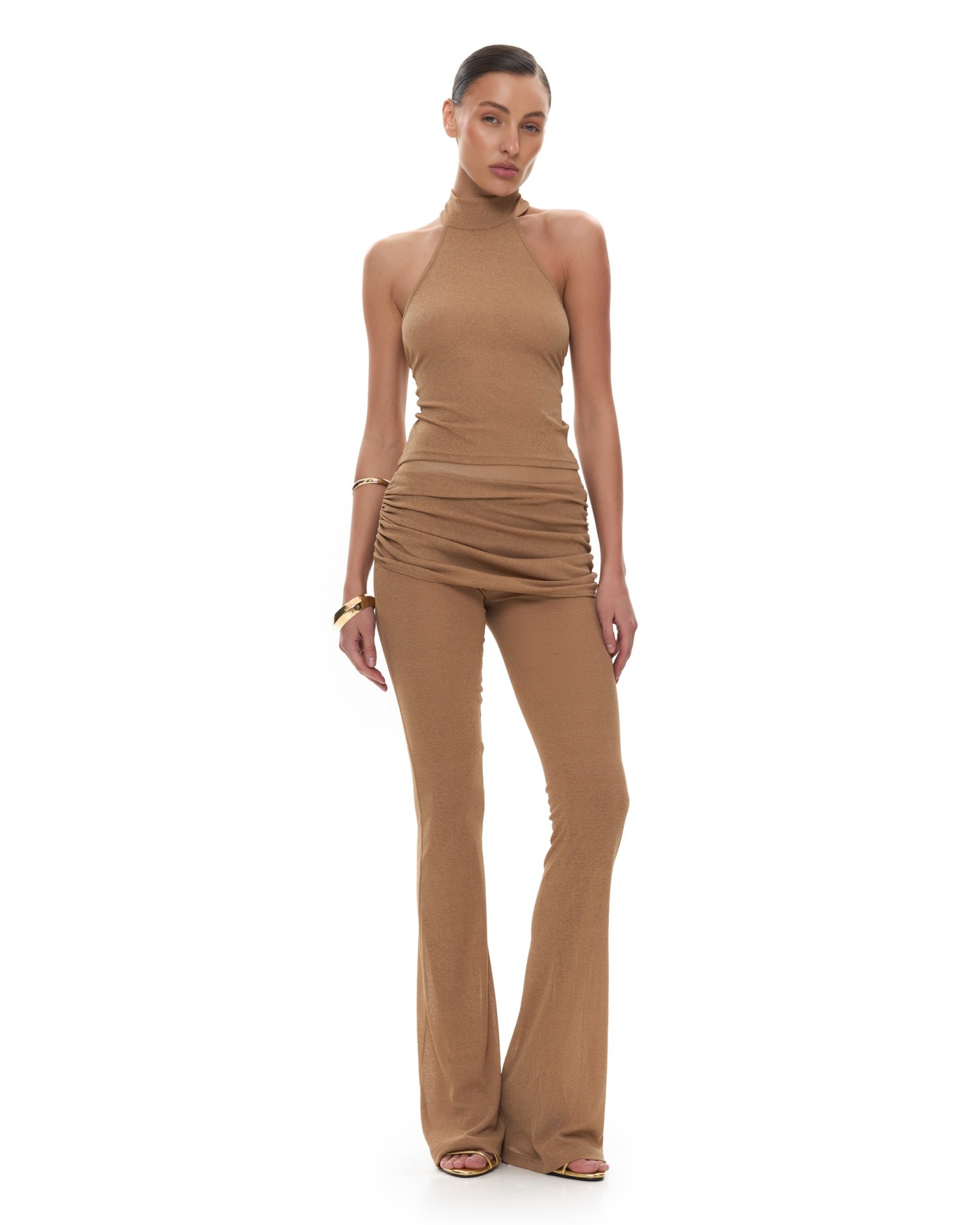 Топ с открытой спиной GOOD GIRL Beige