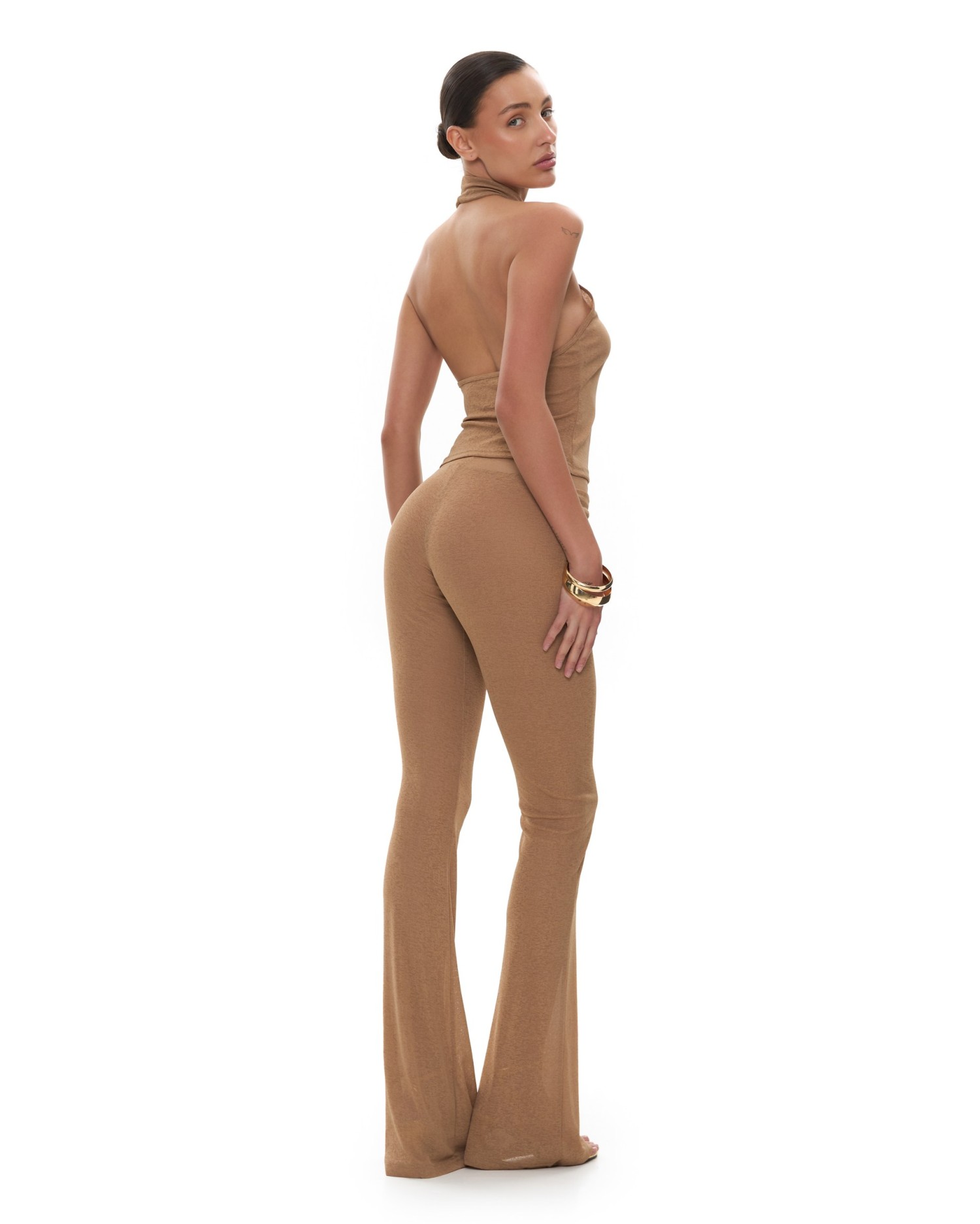 Топ с открытой спиной GOOD GIRL Beige