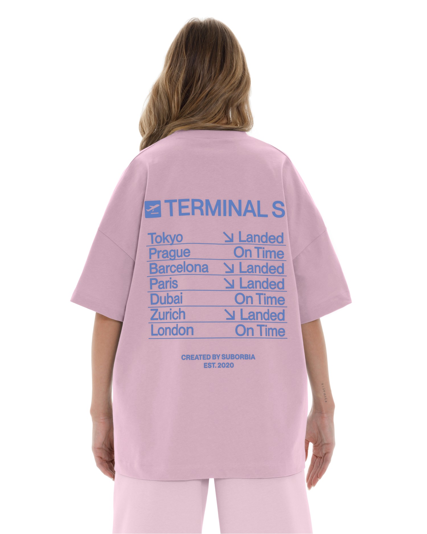 Футболка CITIES TERMINAL S `25 Pink