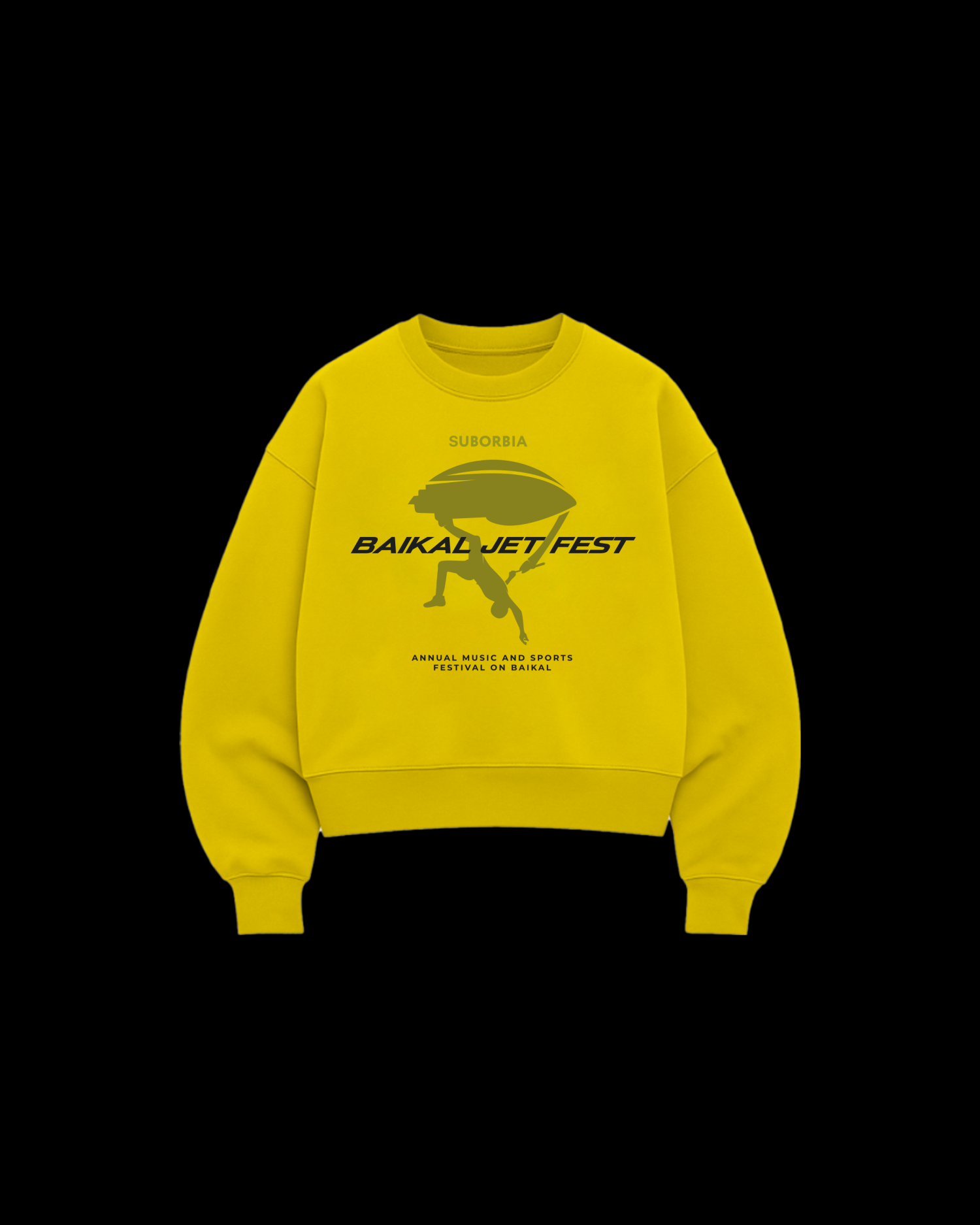 Свитшот BJF Cyber lime