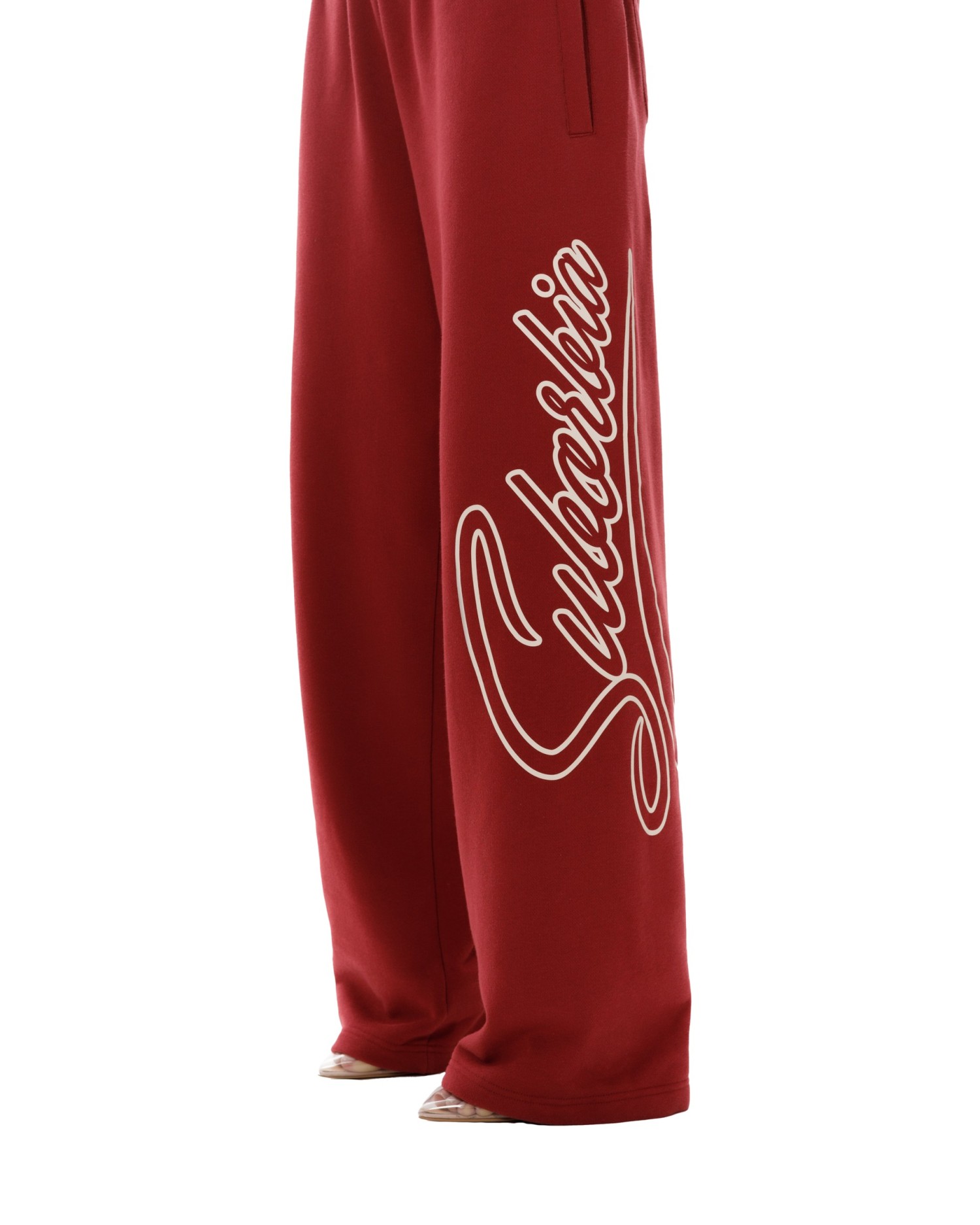 Брюки палаццо College Burgundy