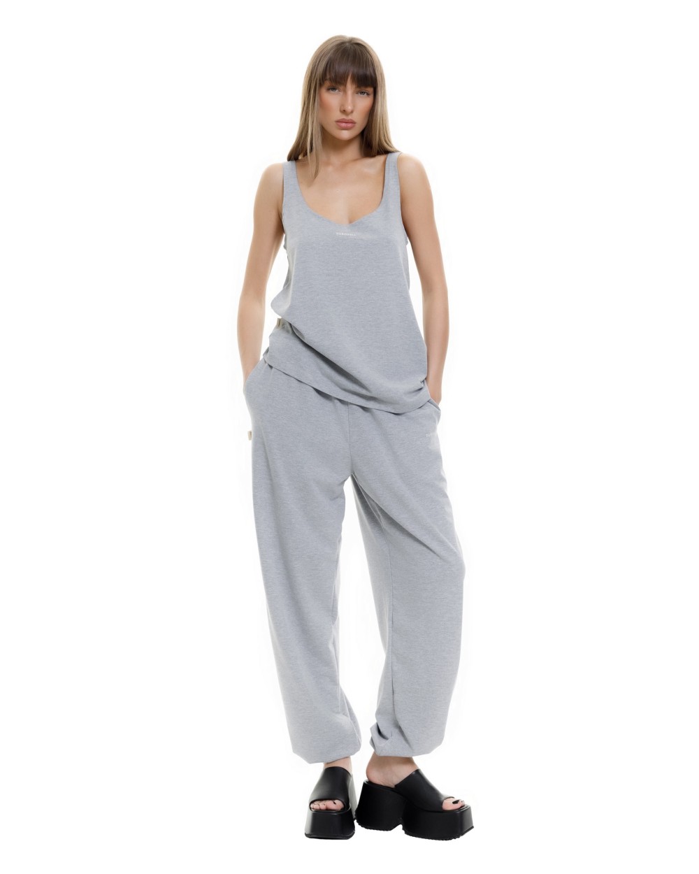 Майка EST Dark grey melange