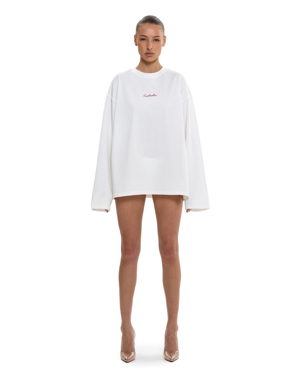 Лонгслив SAINT HEARTLESS White