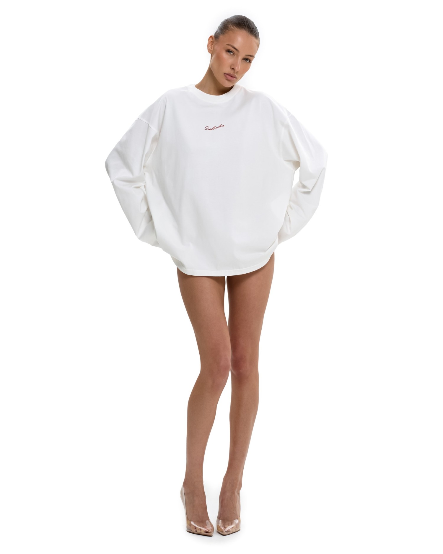 Лонгслив SAINT HEARTLESS White