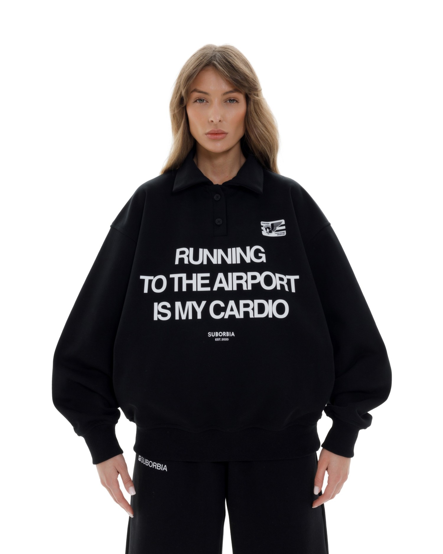 Свитшот-поло TERMINAL S `25 Black
