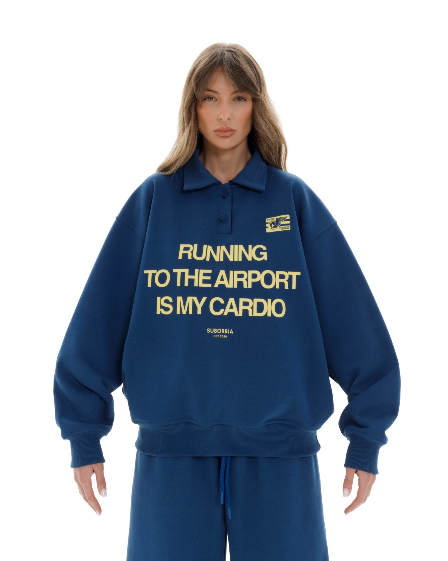 Свитшот-поло TERMINAL S `25 Blue
