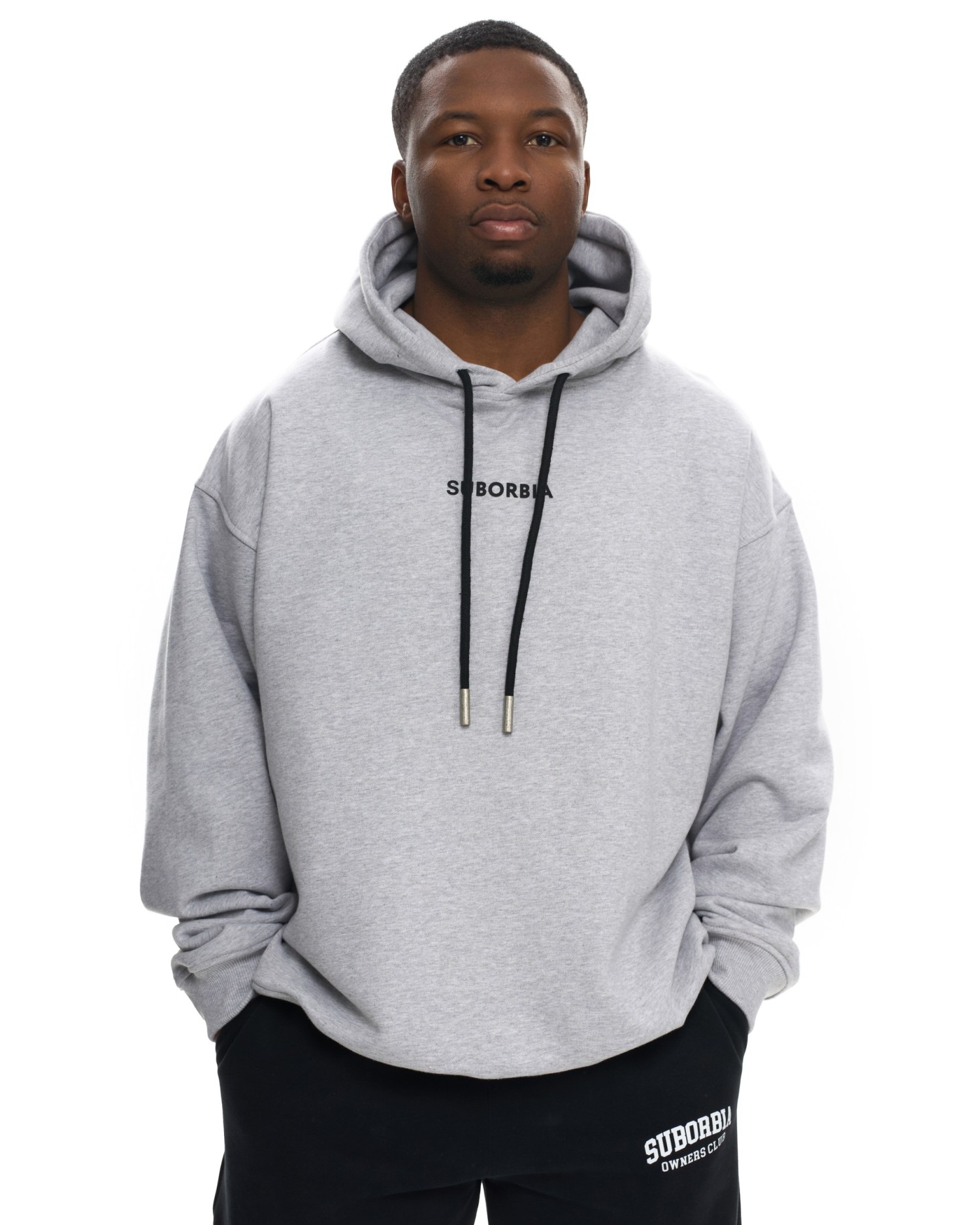 Худи BASE MEN Grey melange