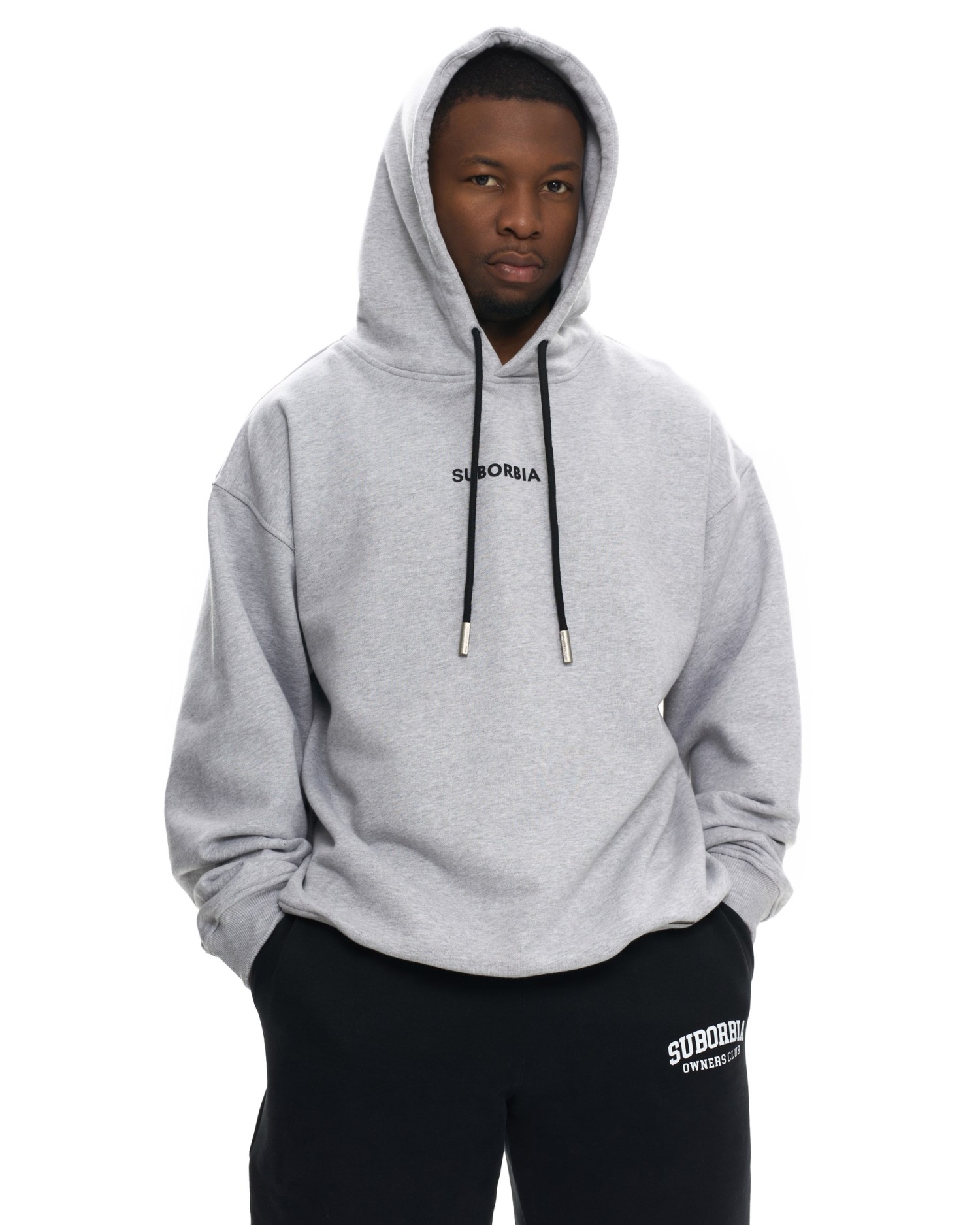 Худи BASE MEN Grey melange