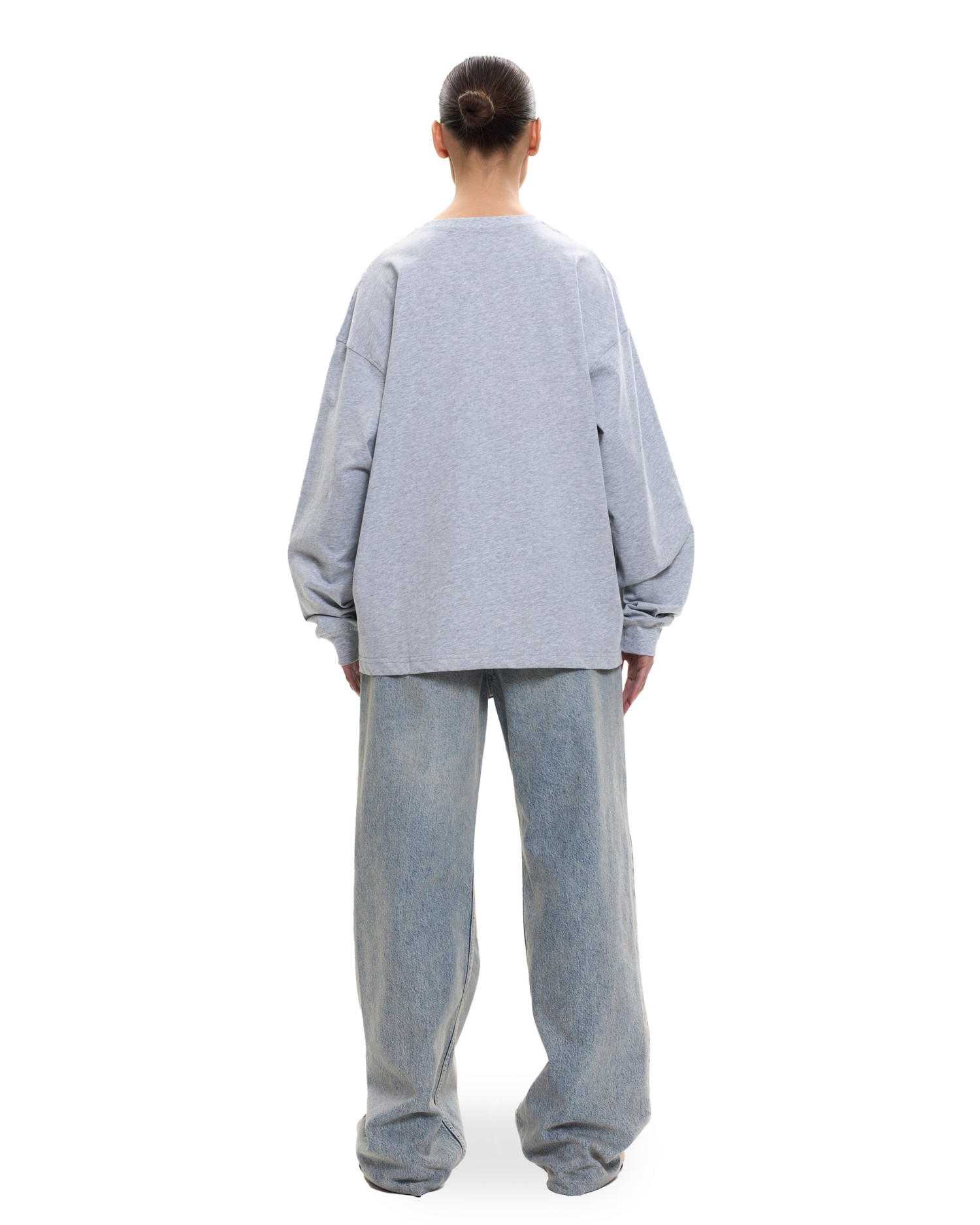 Лонгслив CD Grey melange