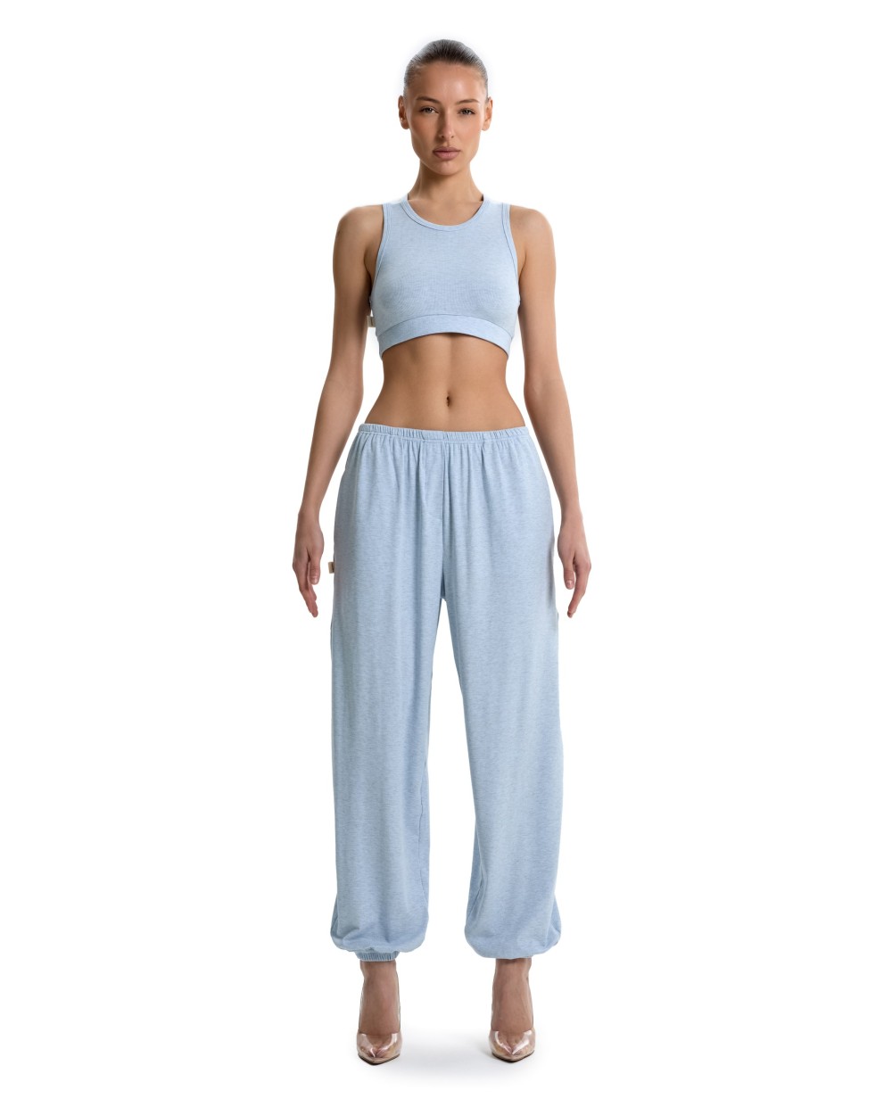 Майка crop TRUE FORM Light blue