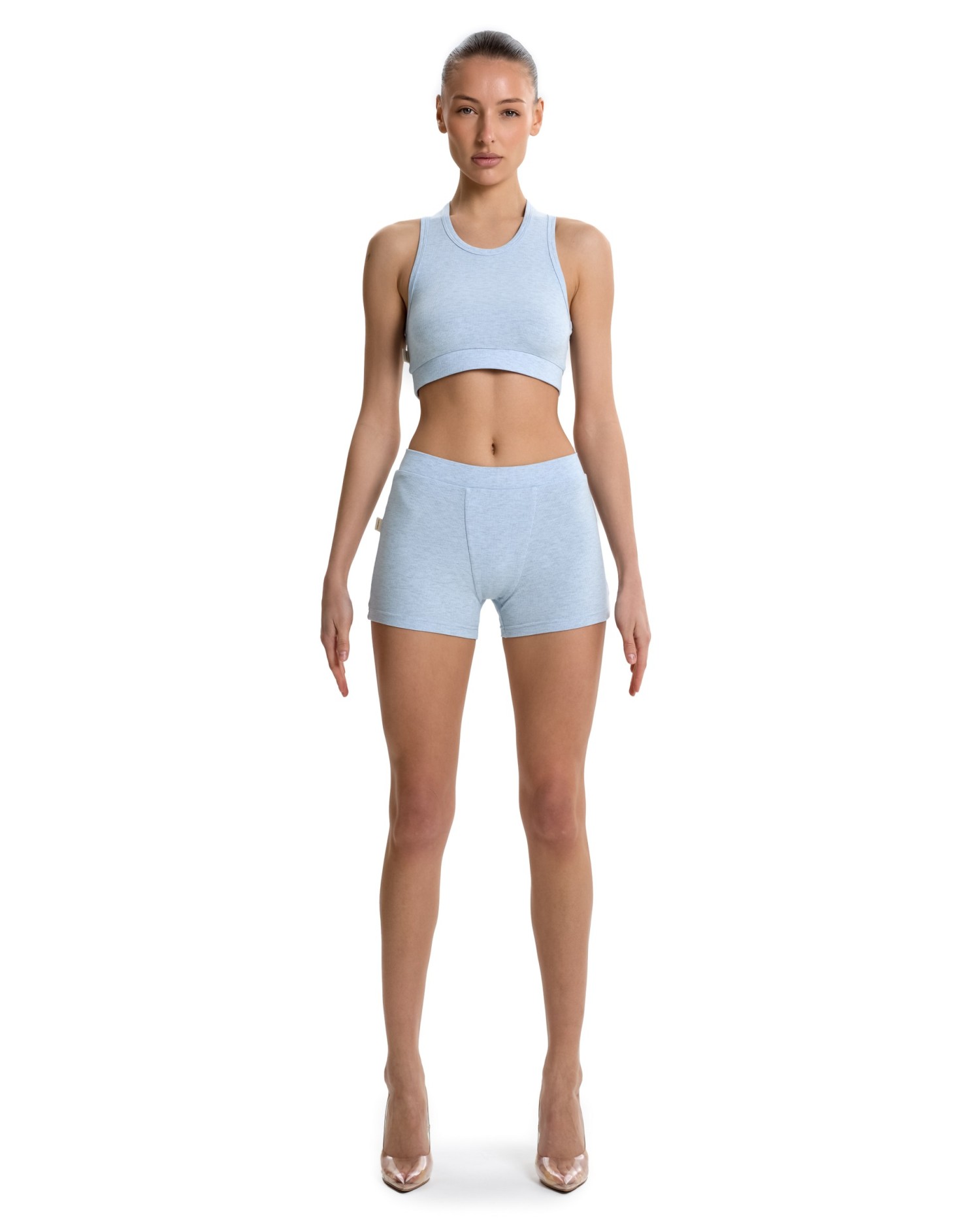 Майка crop TRUE FORM Light blue