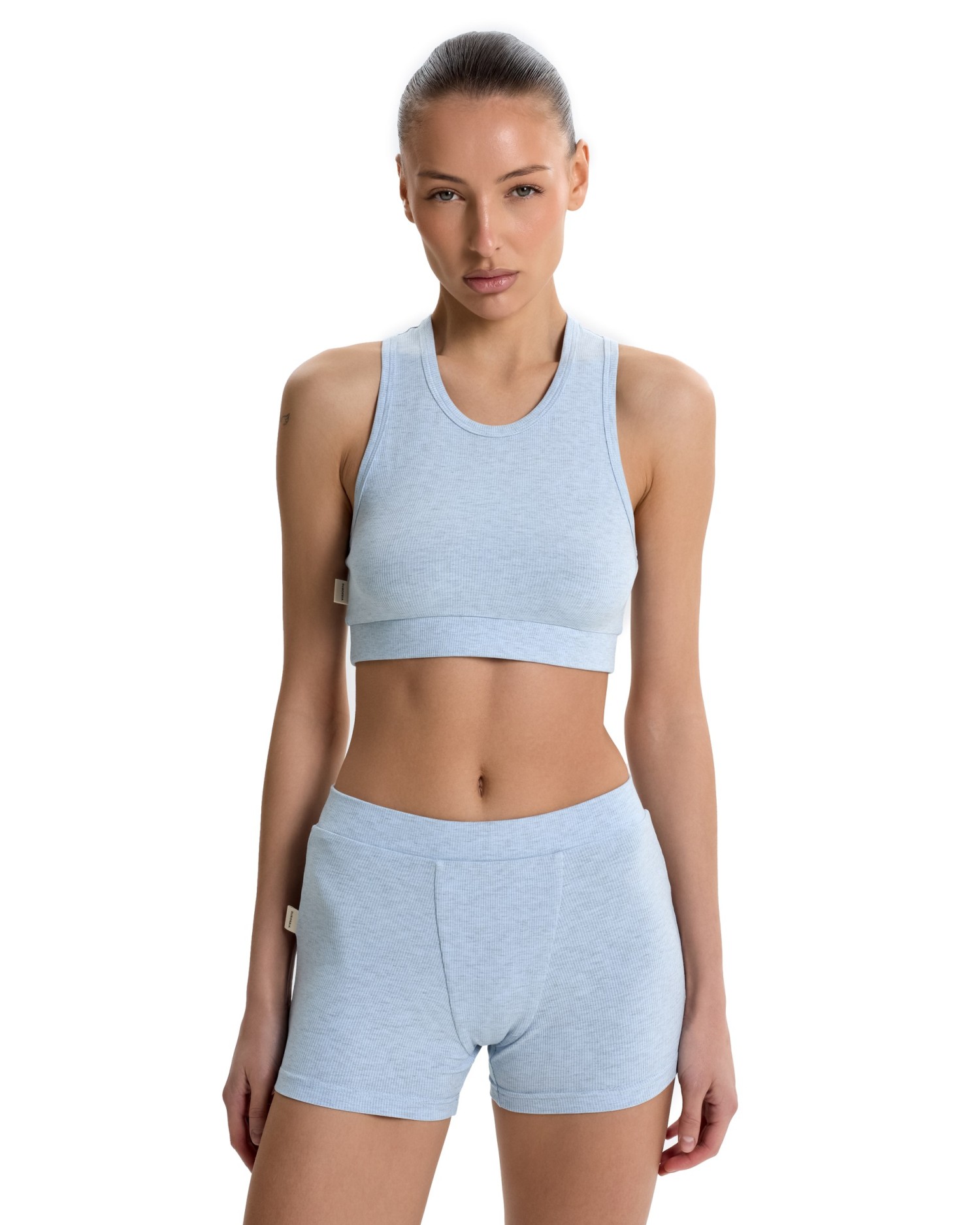 Майка crop TRUE FORM Light blue