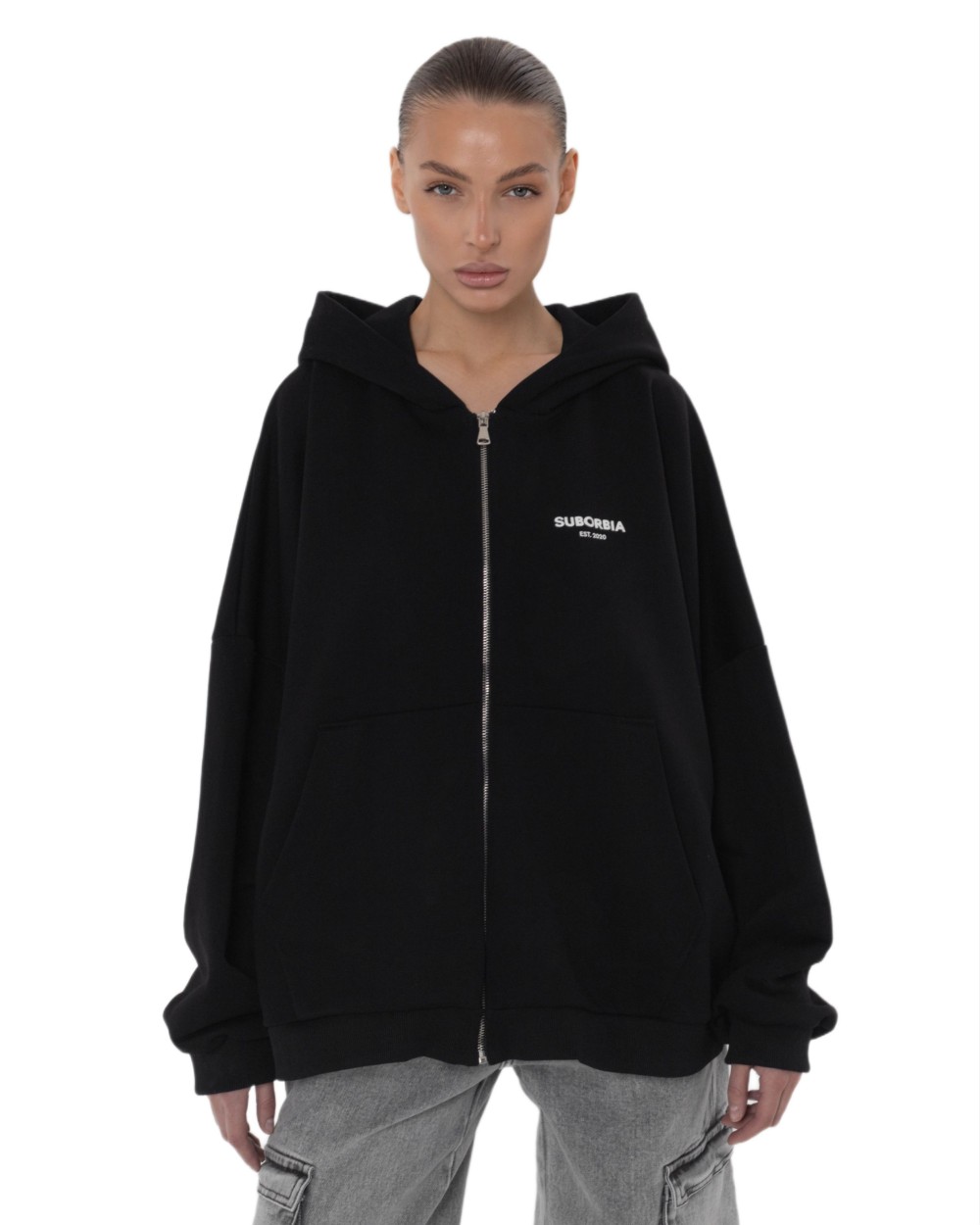 Худи ZIP Black