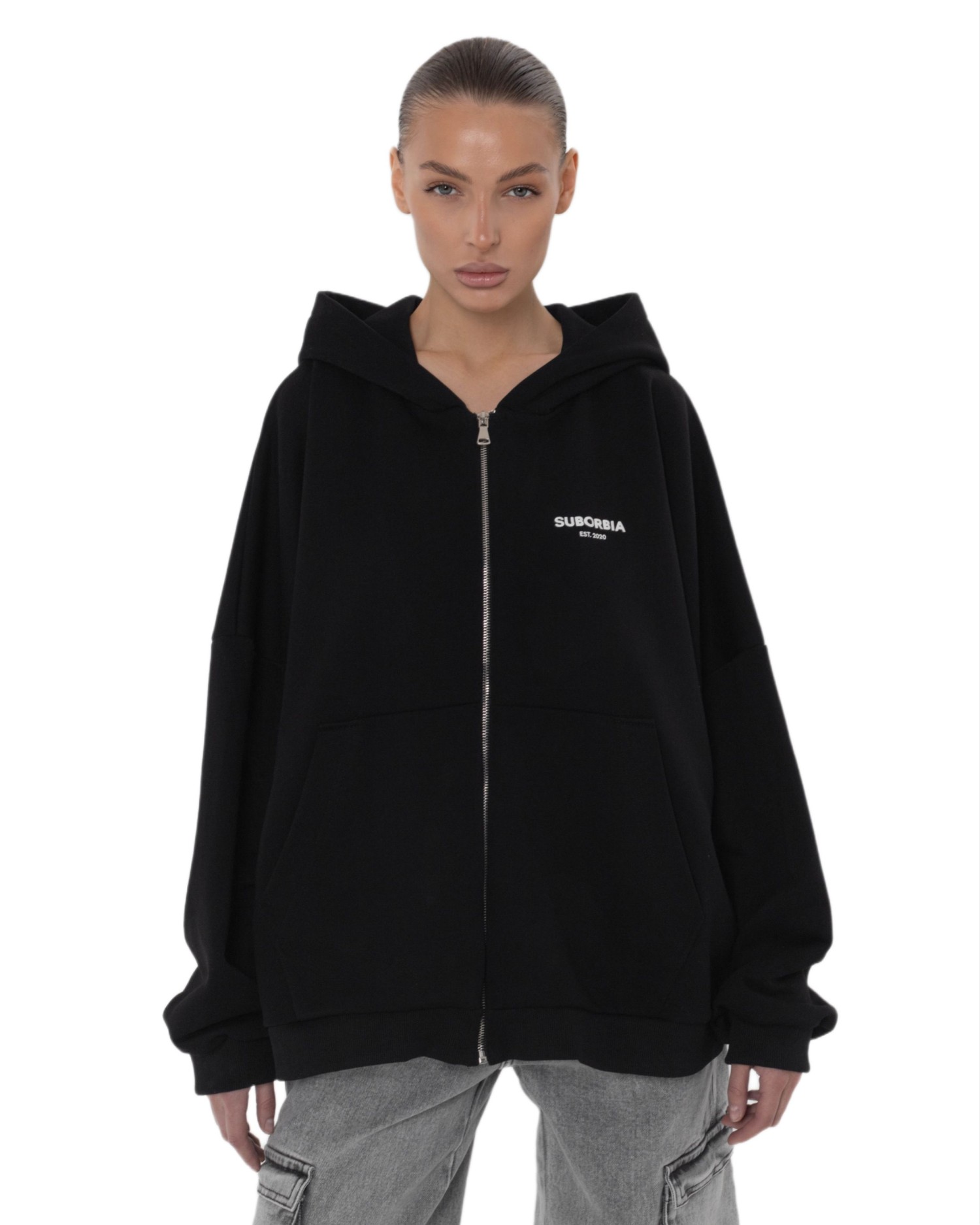 Худи ZIP Black