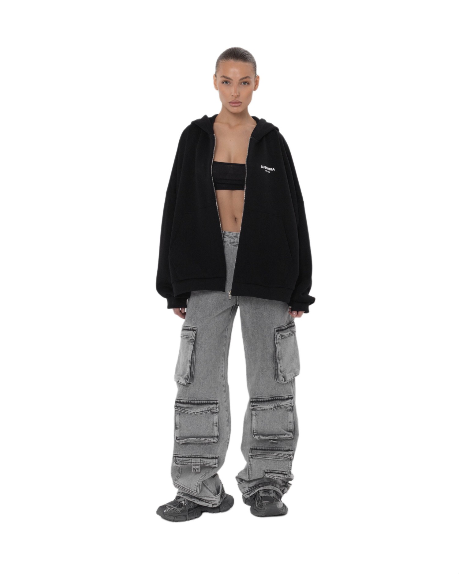 Худи ZIP Black