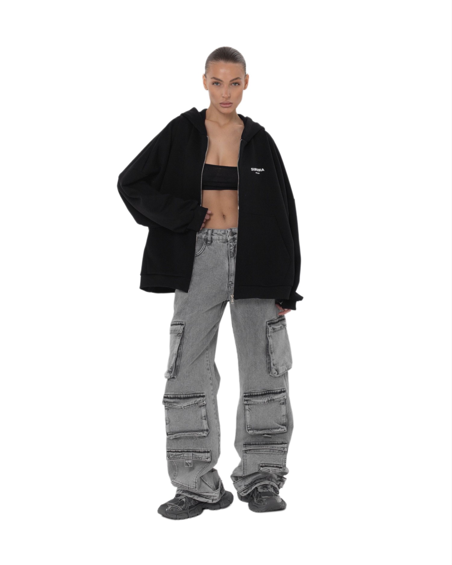 Худи ZIP Black