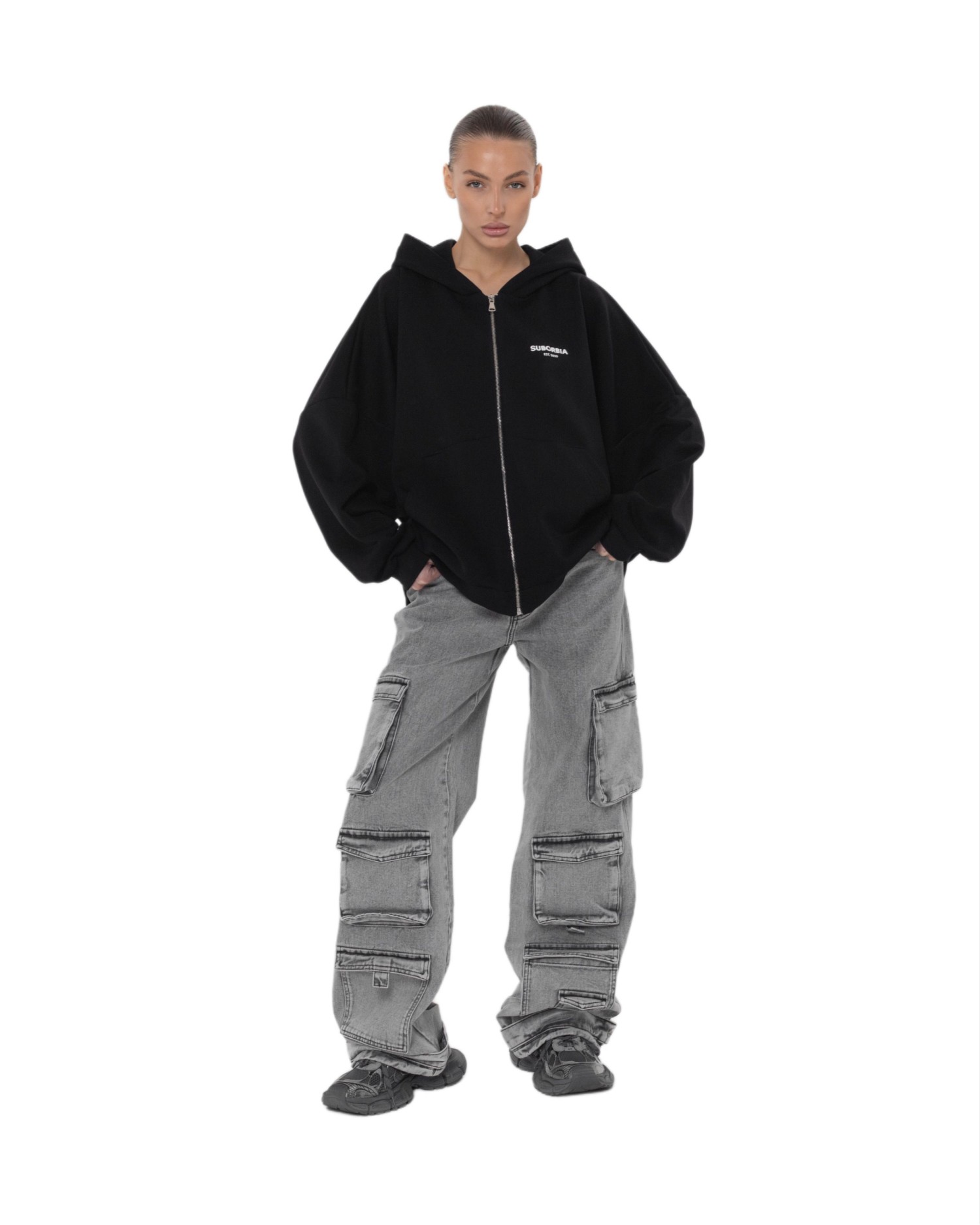 Худи ZIP Black