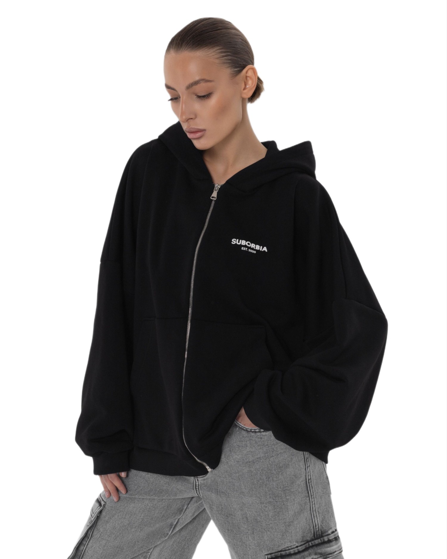 Худи ZIP Black