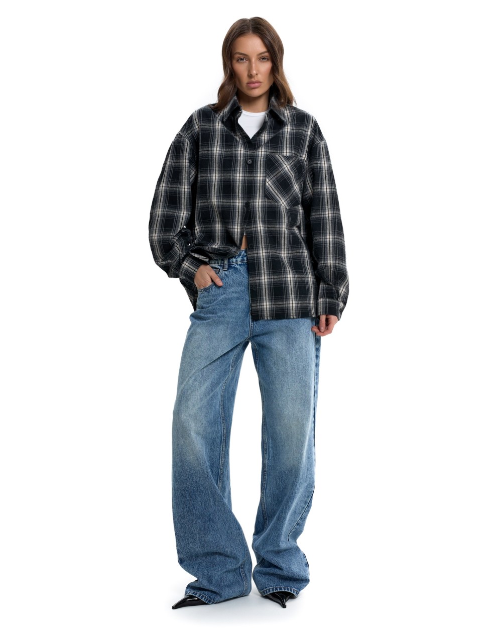 Рубашка GRID Dark grey