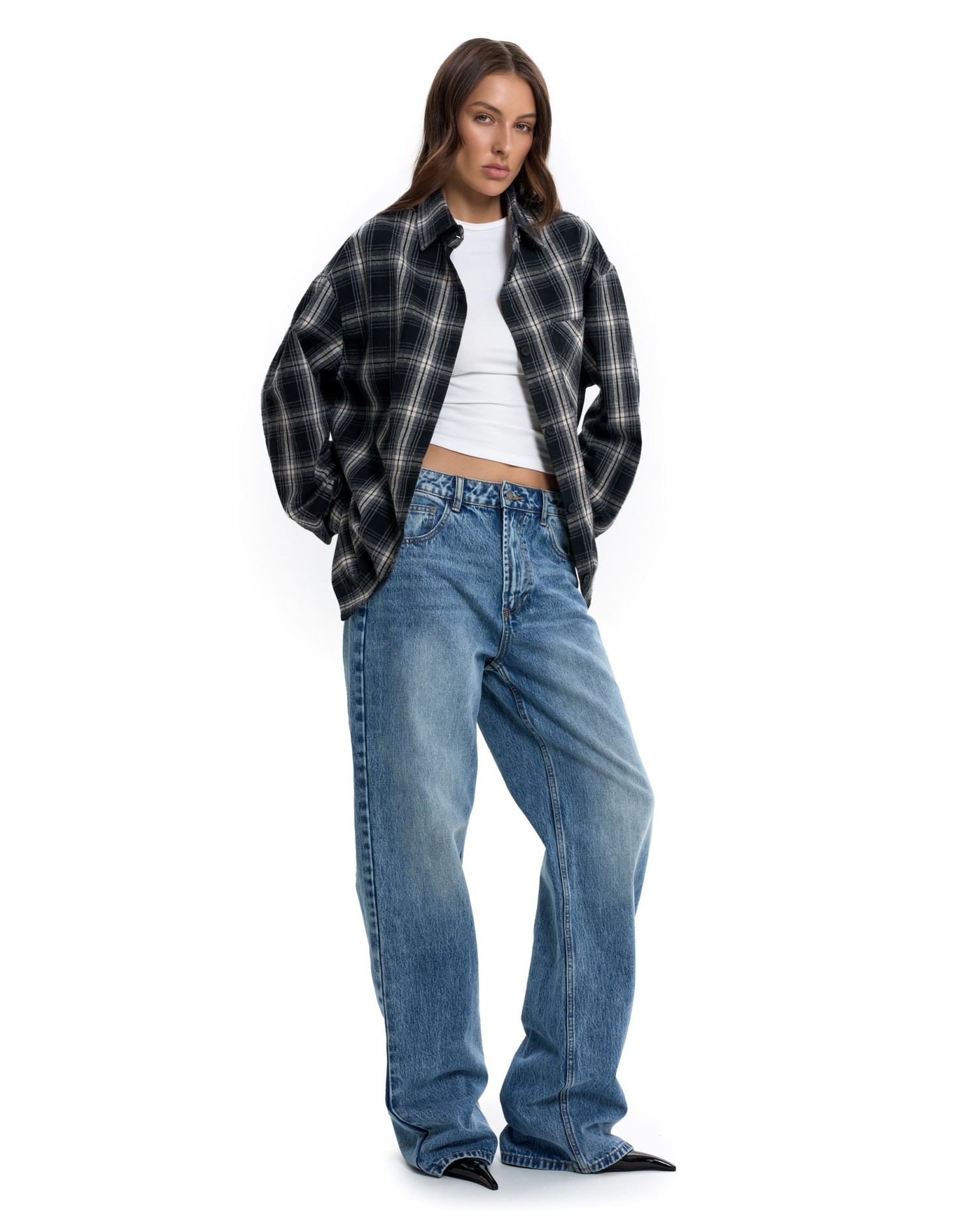 Рубашка GRID Dark grey