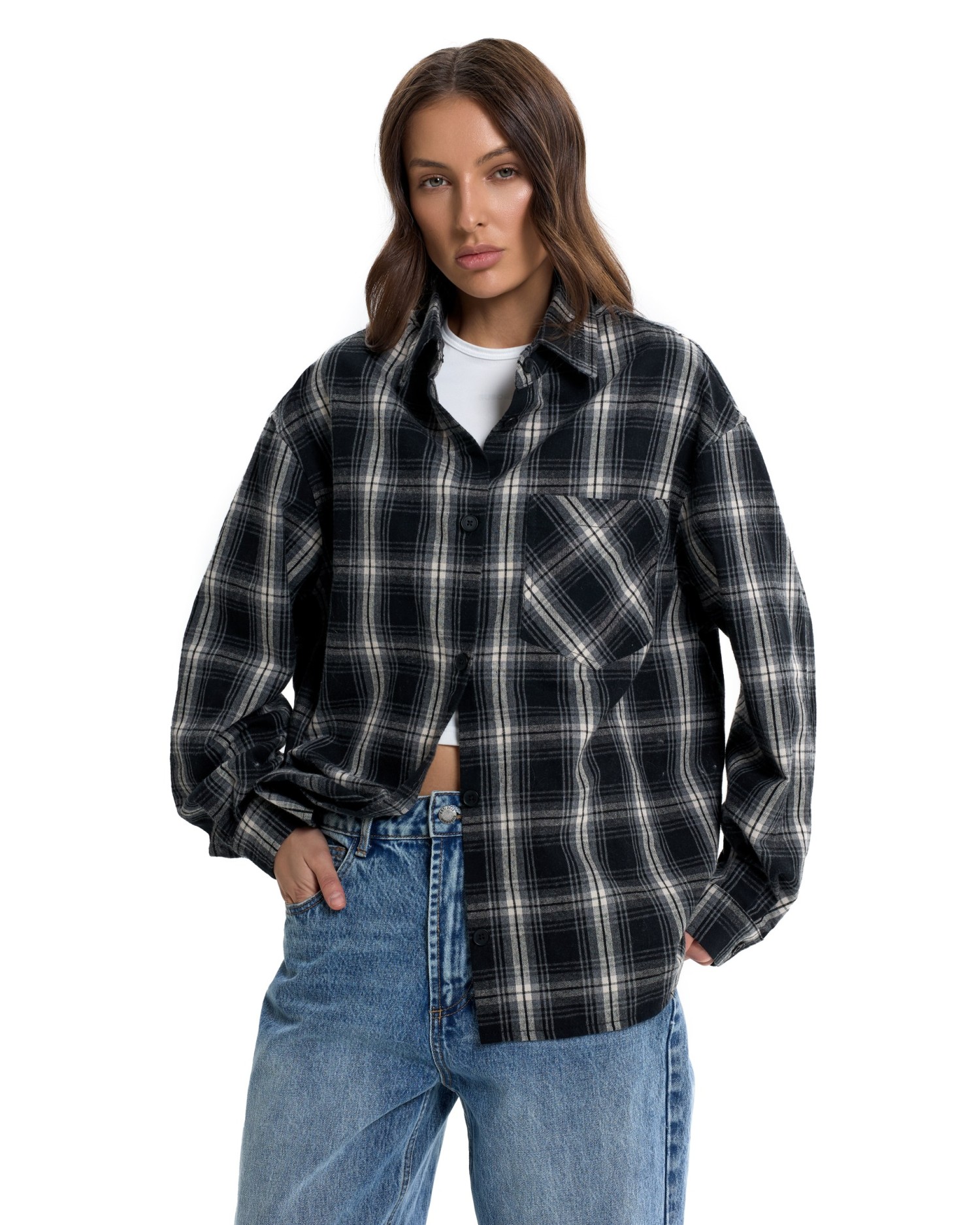 Рубашка GRID Dark grey