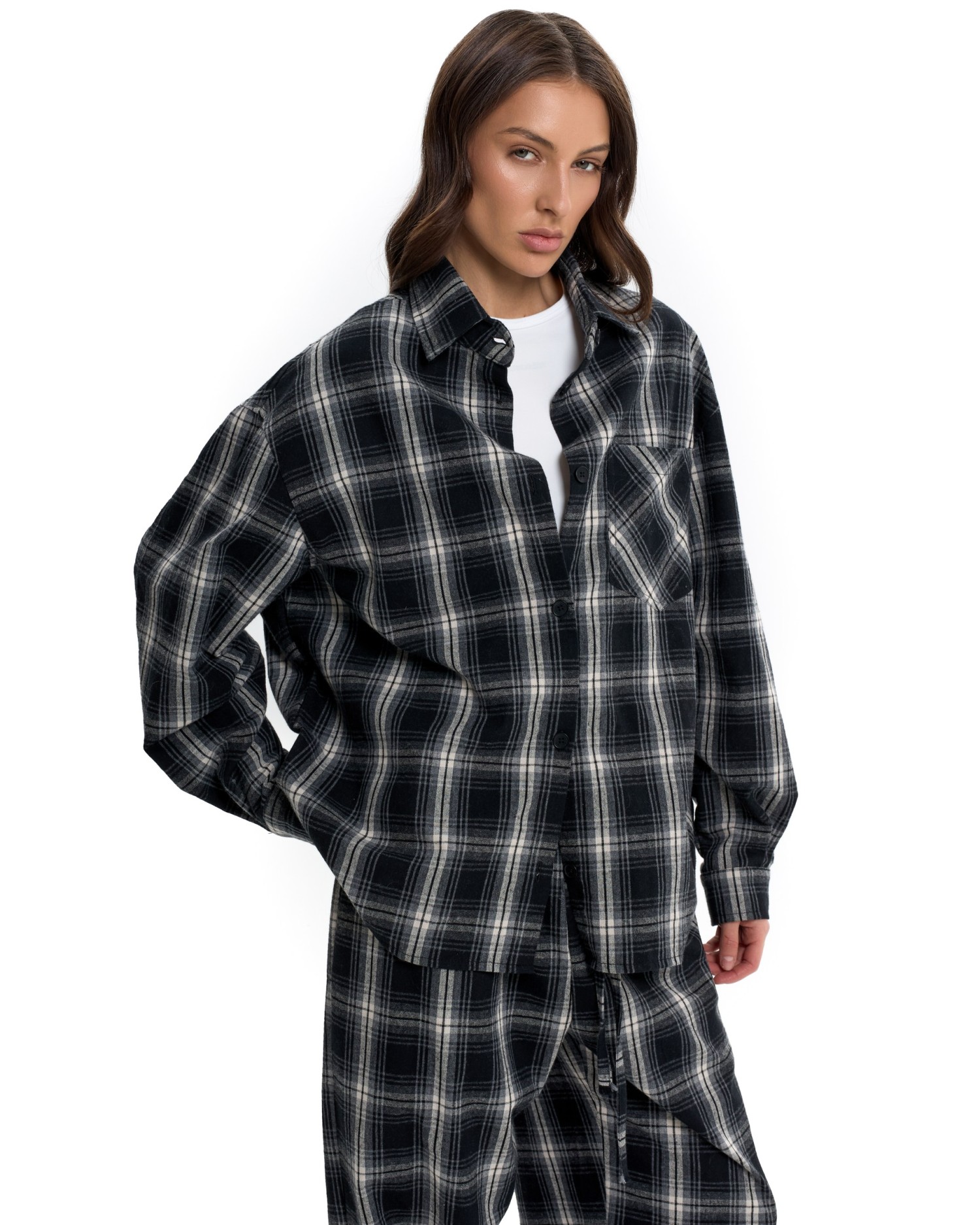 Рубашка GRID Dark grey