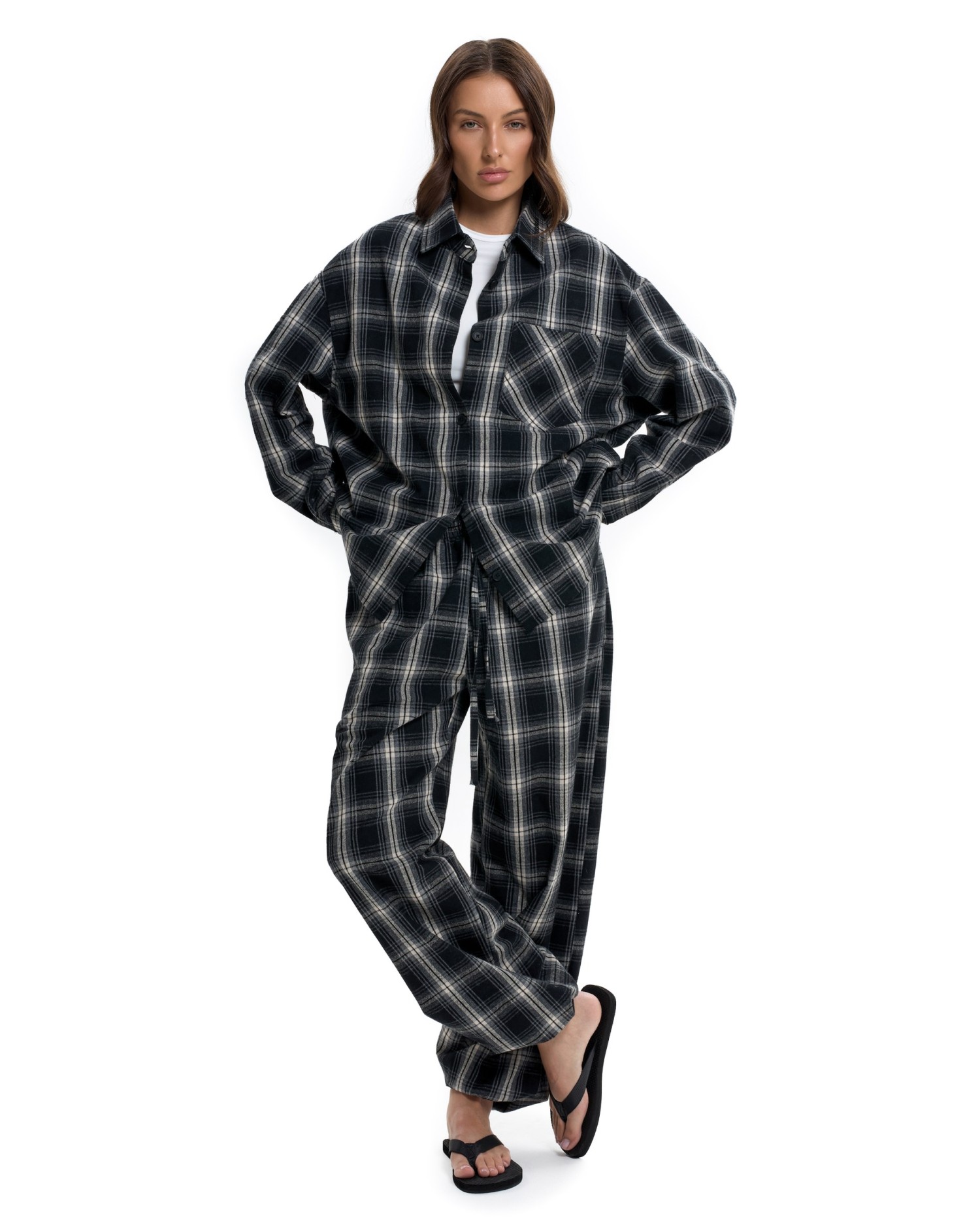 Рубашка GRID Dark grey