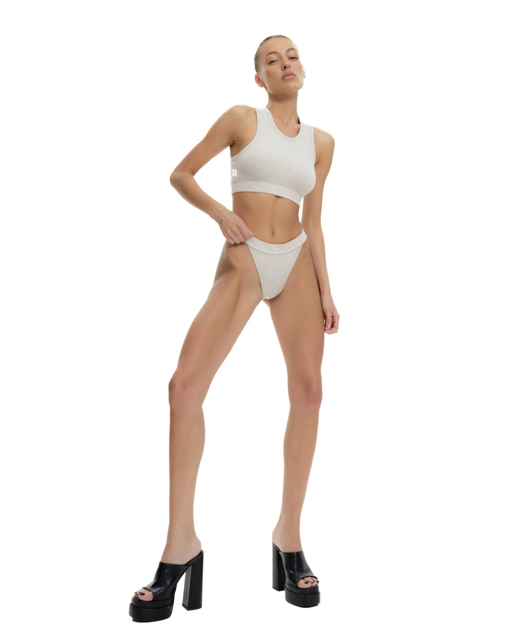 Стринги TRUE FORM Beige melange