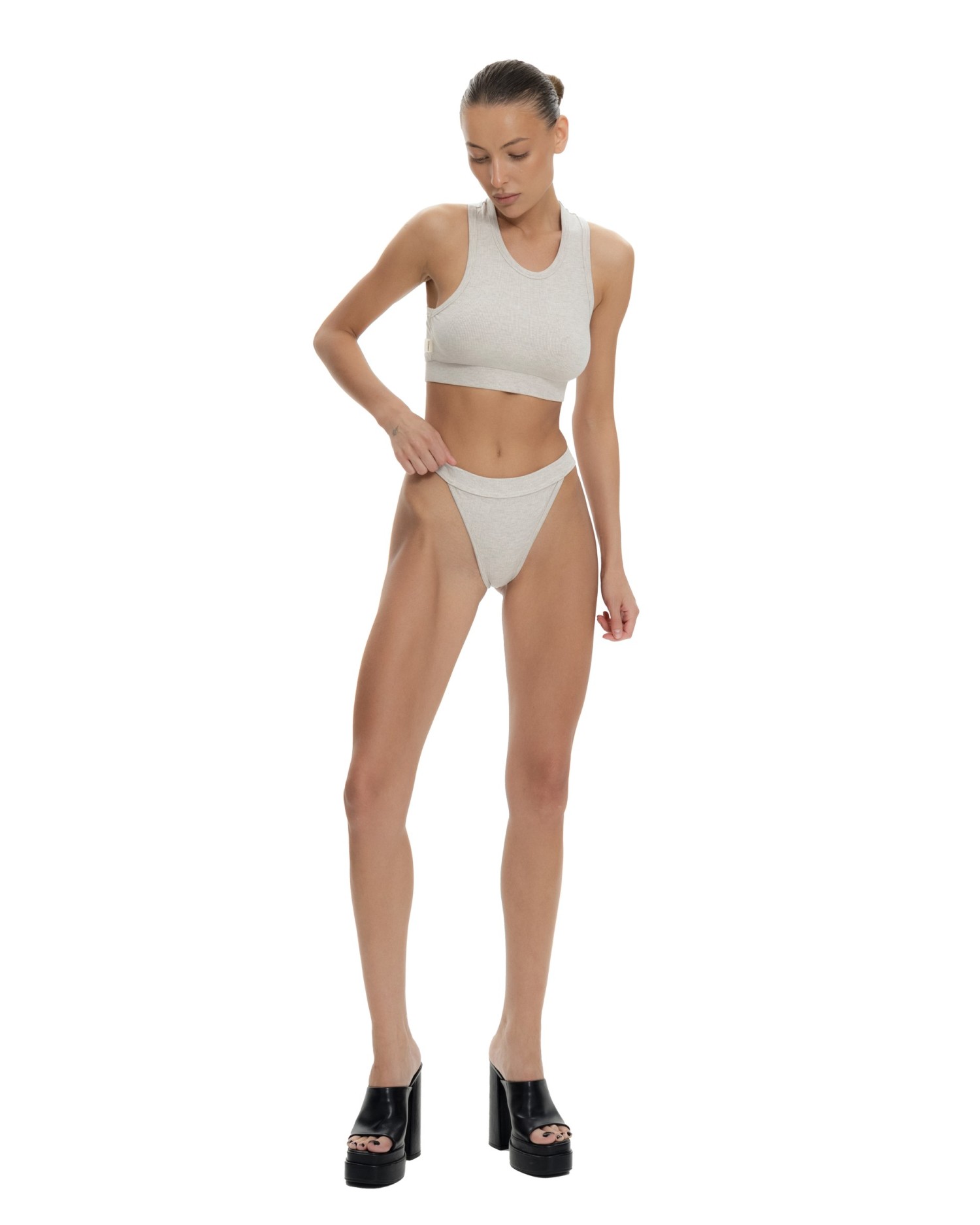 Стринги TRUE FORM Beige melange